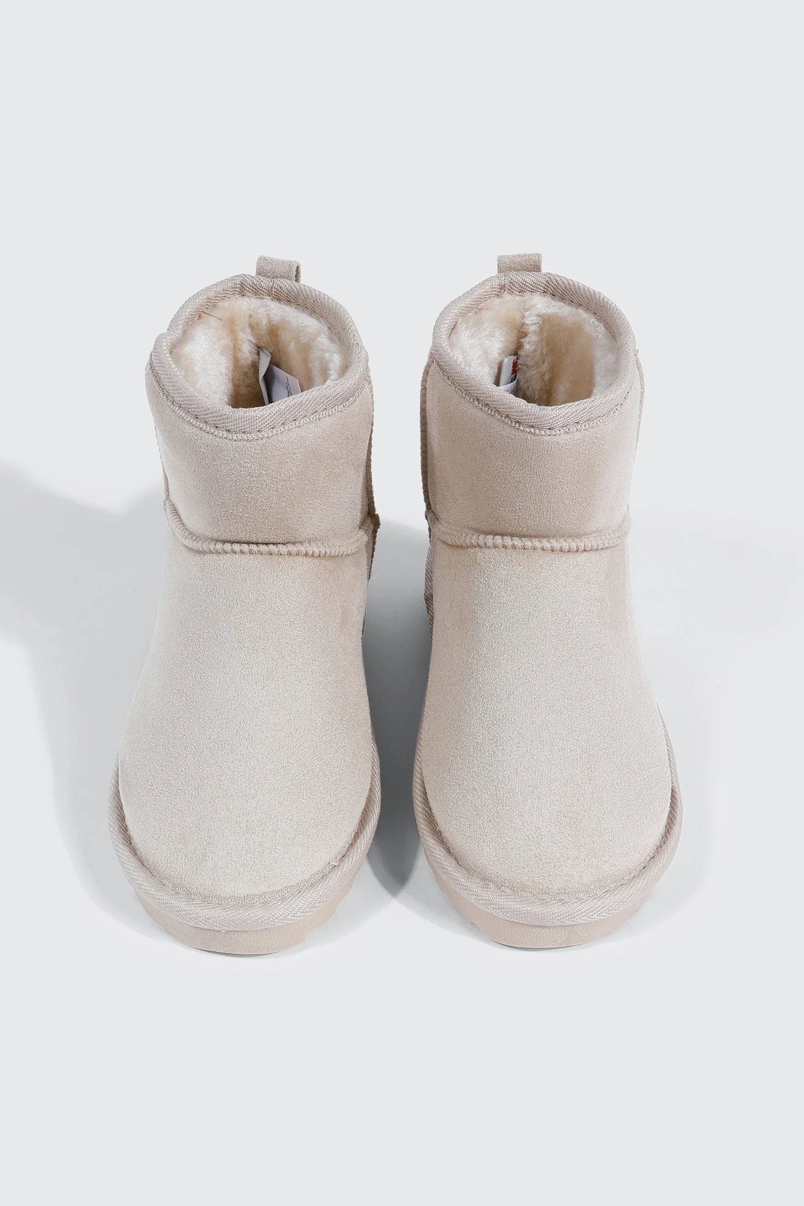 Faux Sheepskin Ankle Boots - Image 4