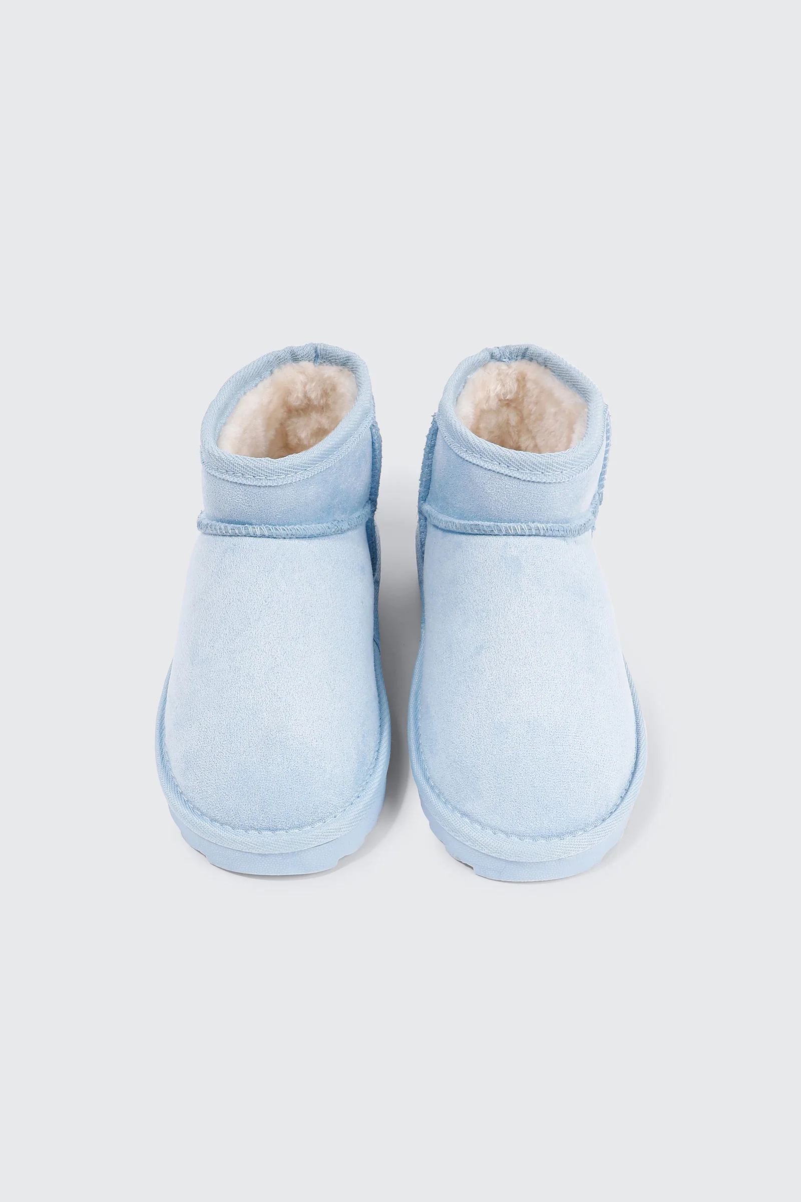 Faux Sheepskin Boots - Image 4