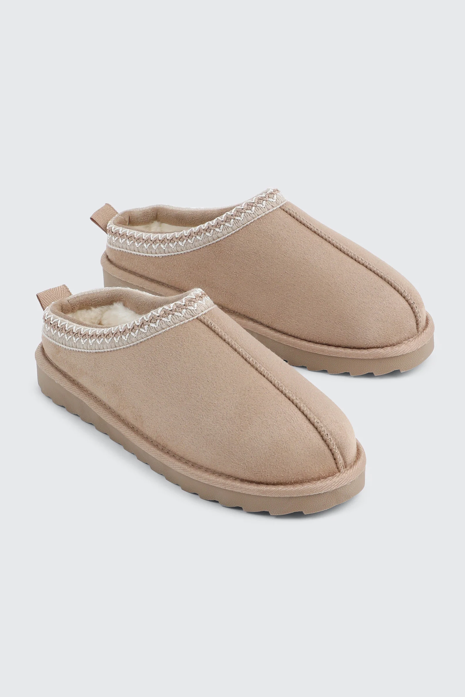 Faux Sheepskin Clogs - Image 2