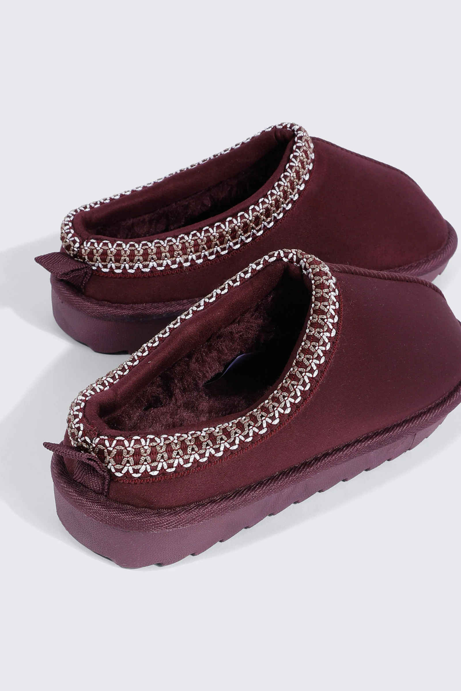 Faux Sheepskin Clogs - Image 3
