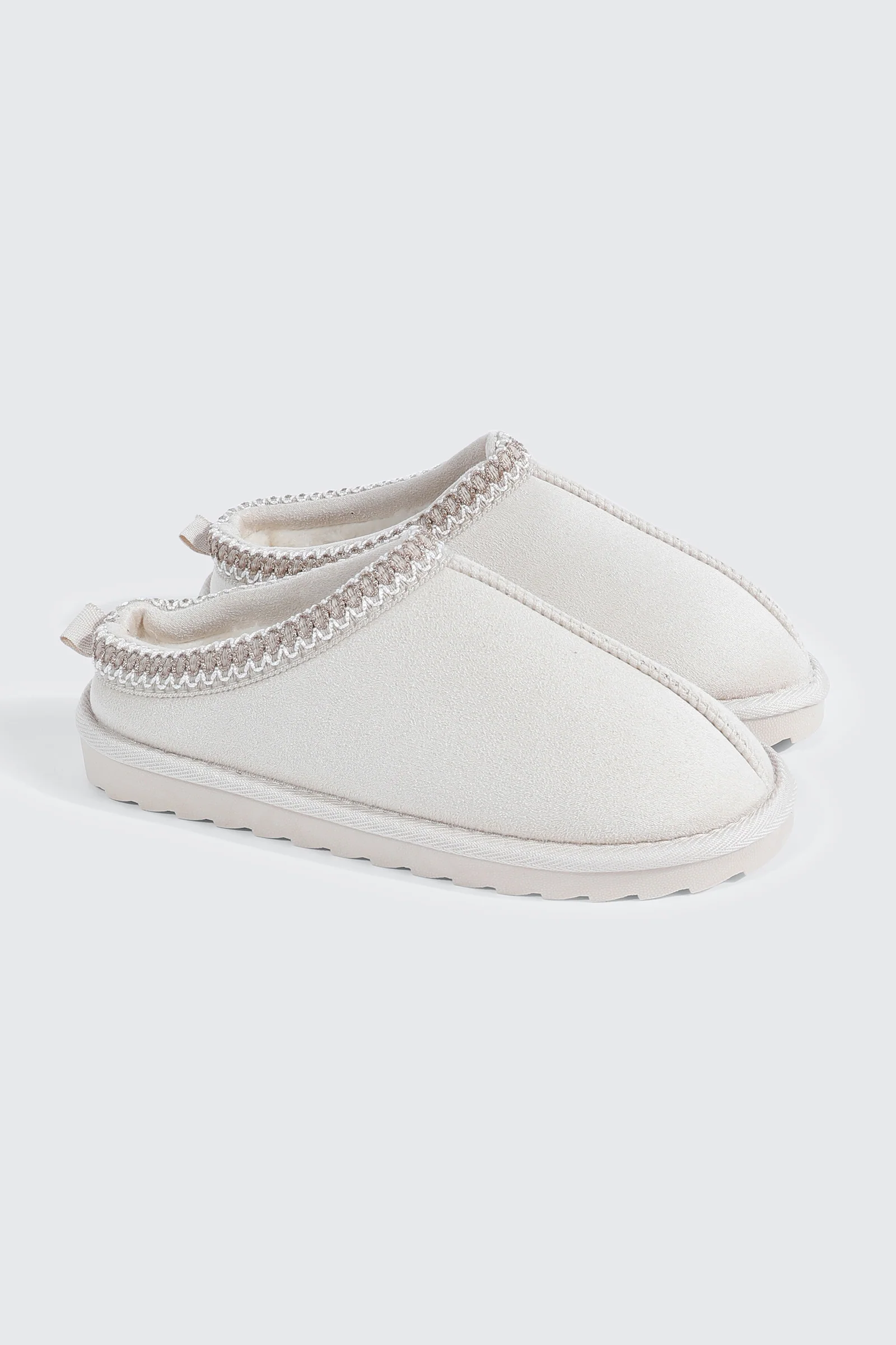 Faux Sheepskin Clogs - Image 2