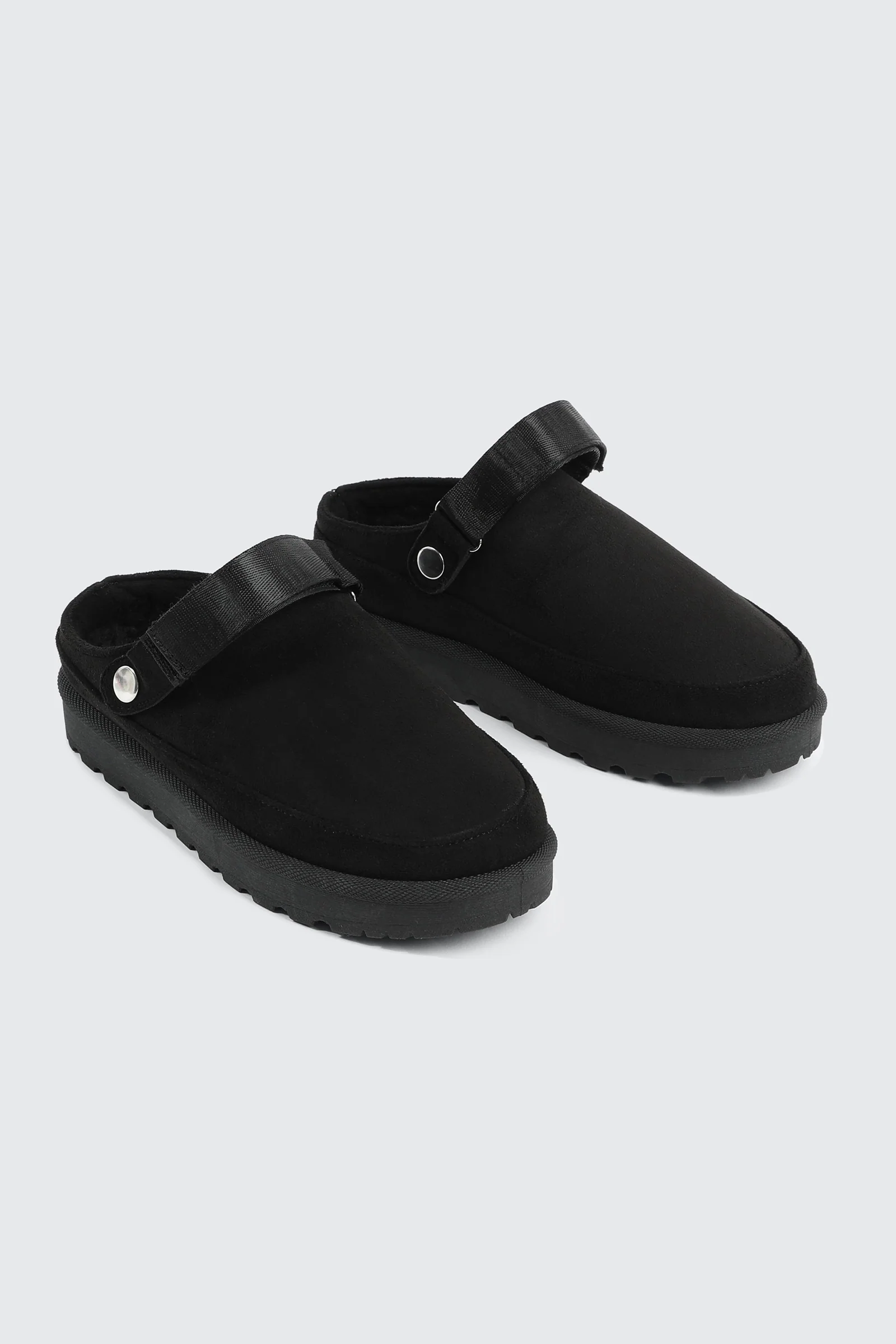 Faux Sheepskin Mules - Image 2