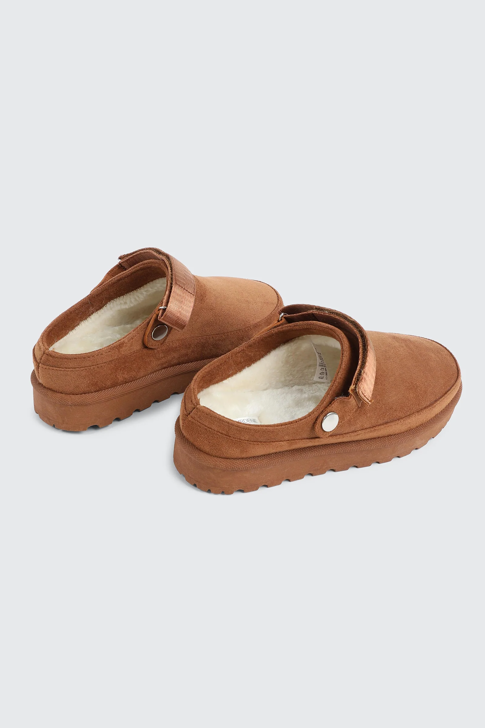 Faux Sheepskin Mules - Image 3