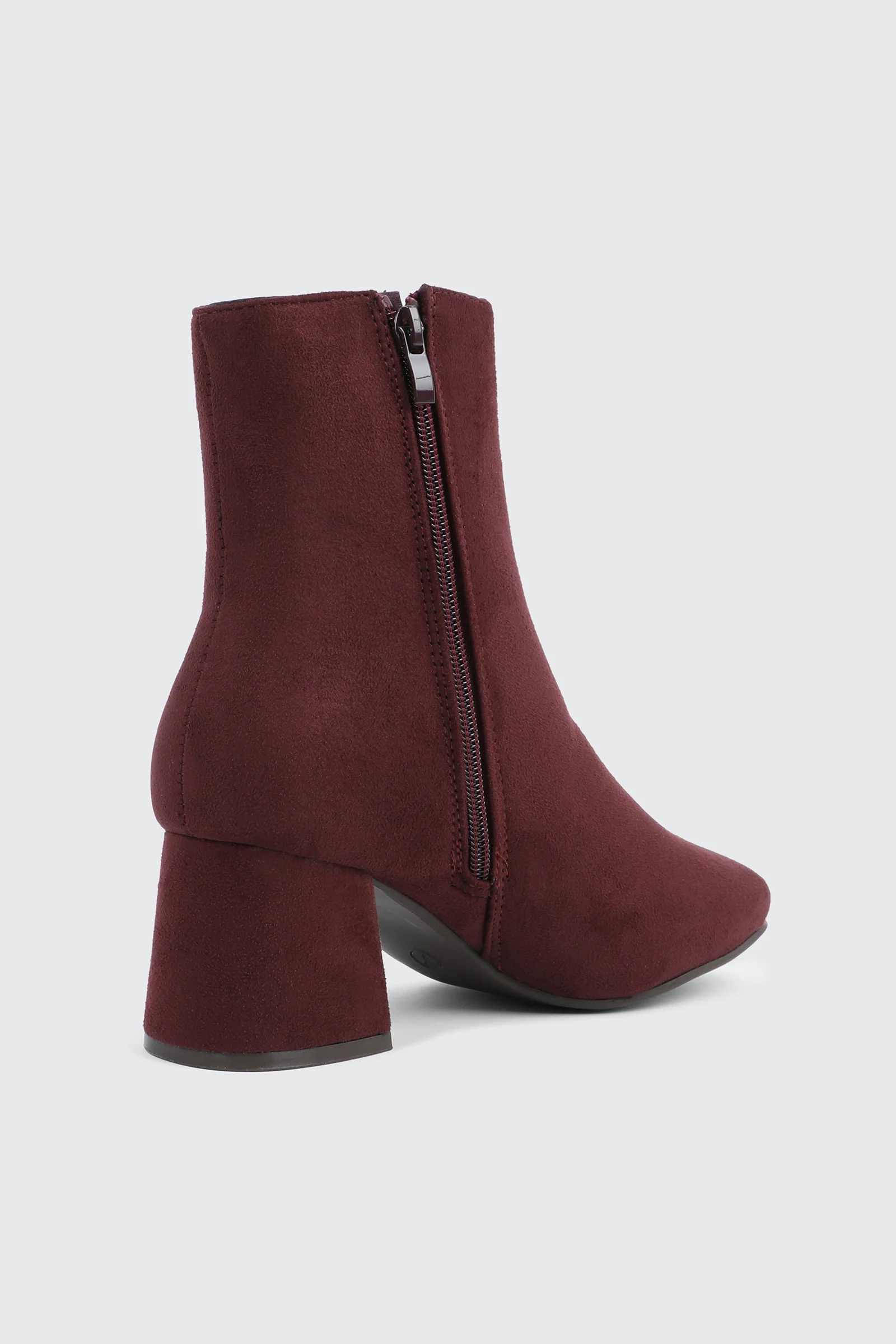 Faux Suede Ankle Boots - Image 3