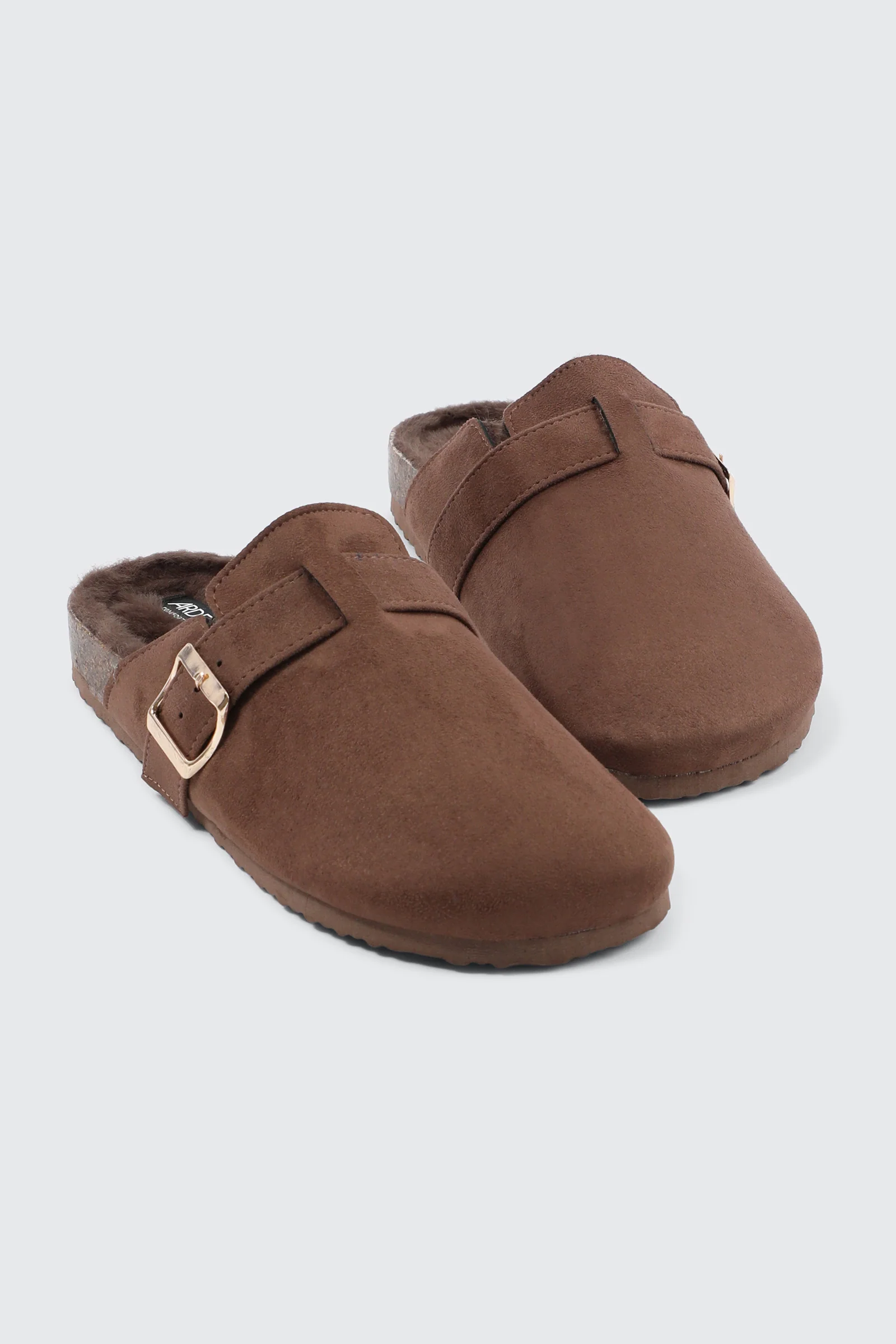 Faux Suede Clogs - Image 2
