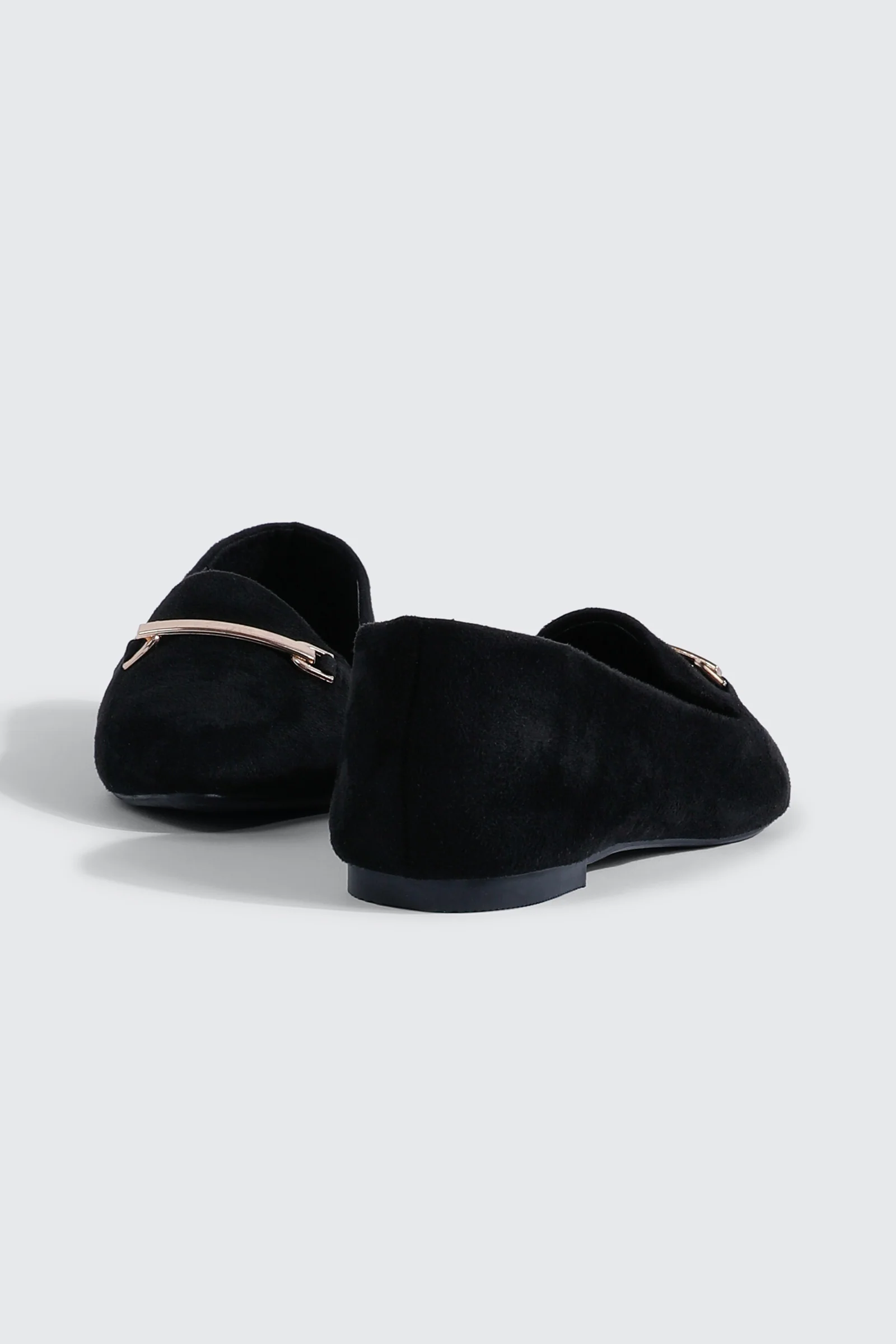 Faux Suede Pointy Toe Flats - Image 3