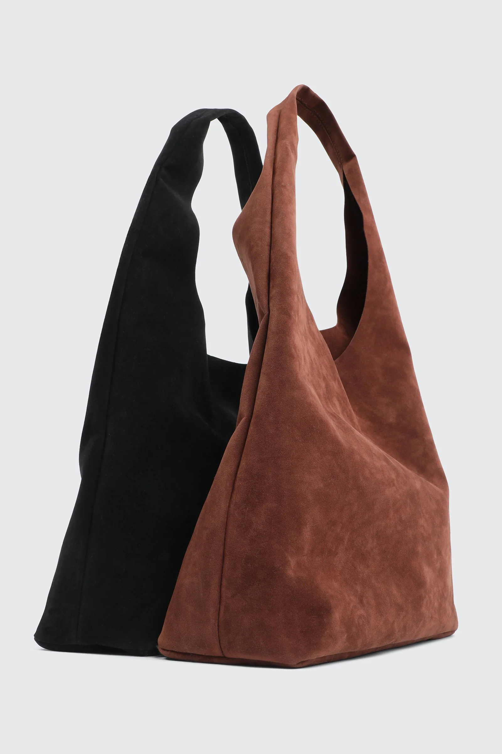 Faux Suede Shoulder Bag - Image 4
