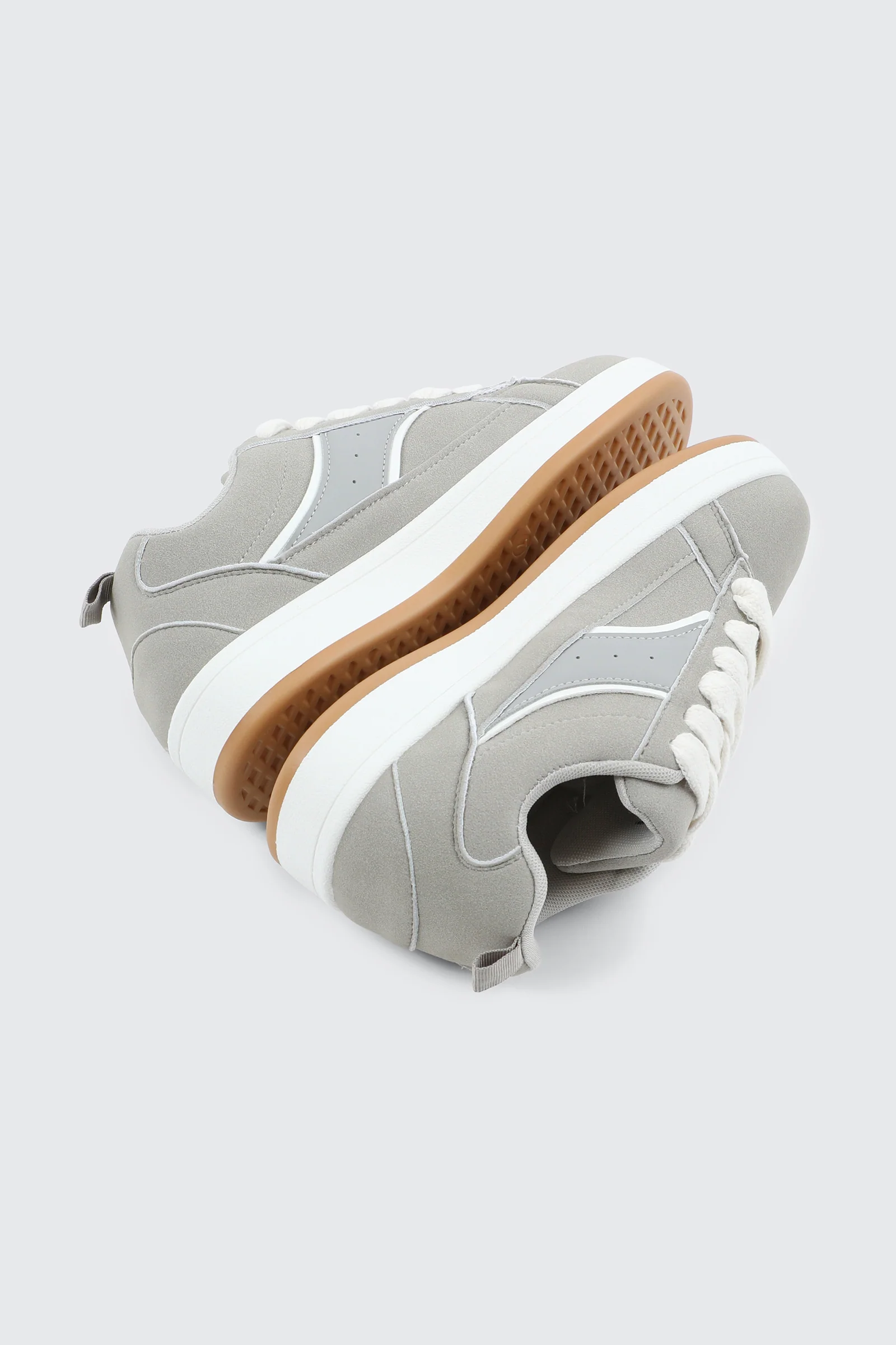 Faux Suede Sneakers - Image 3