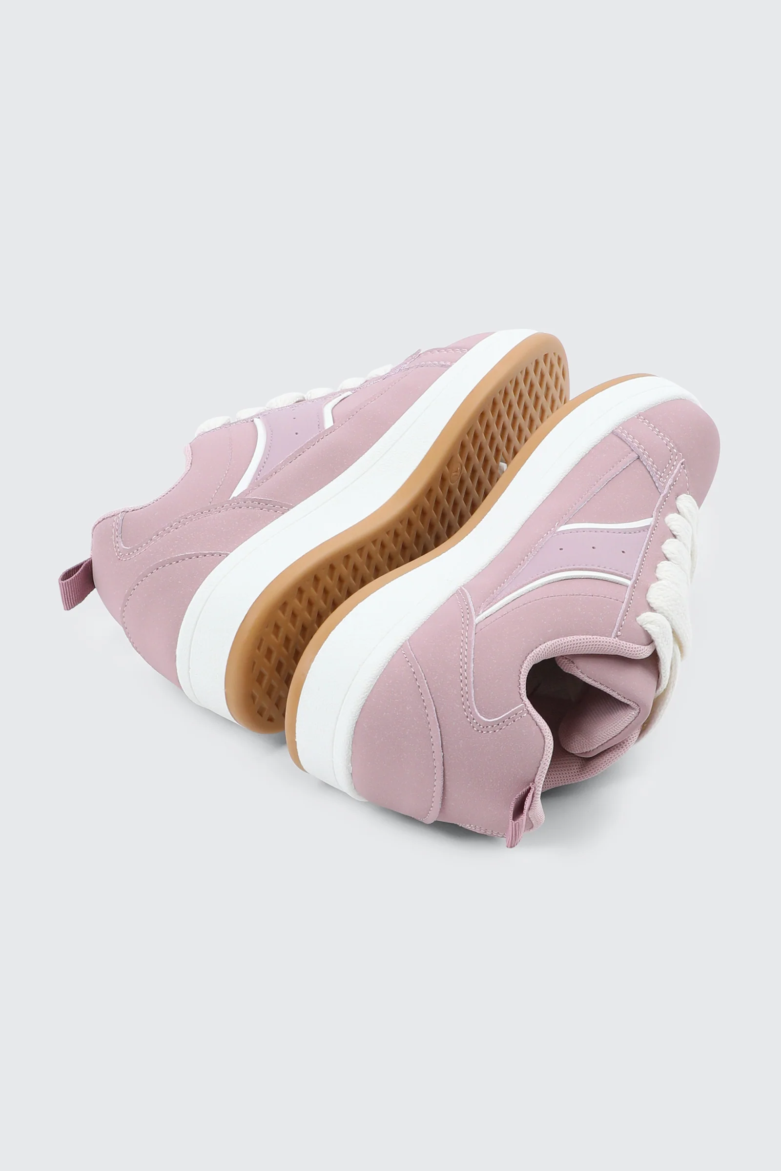 Faux Suede Sneakers - Image 3