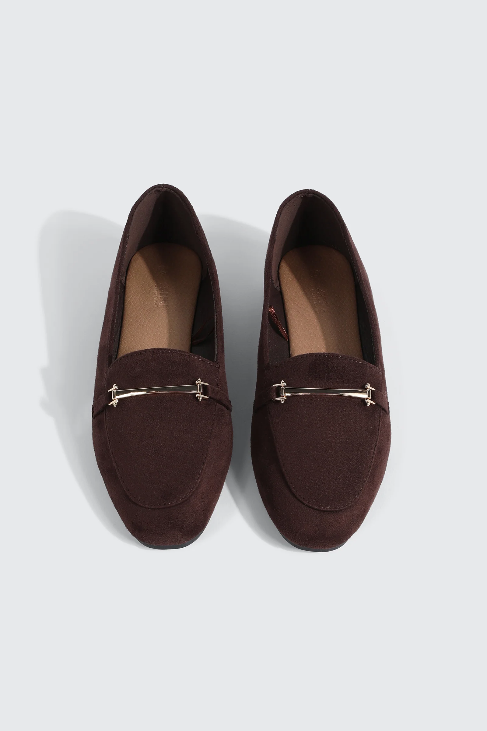 Faux Suede Square Toe Loafers - Image 4