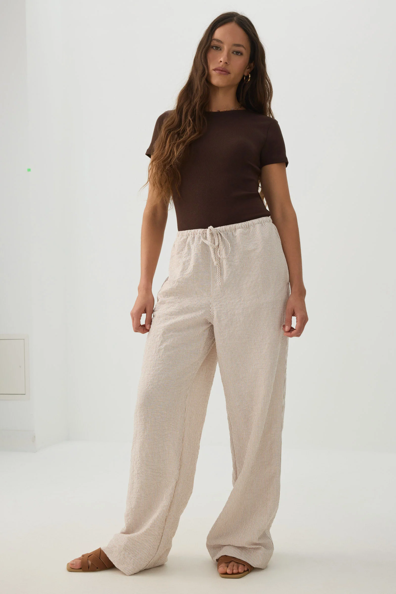 Fine Rib Crew Neck Bodysuit - Image 2