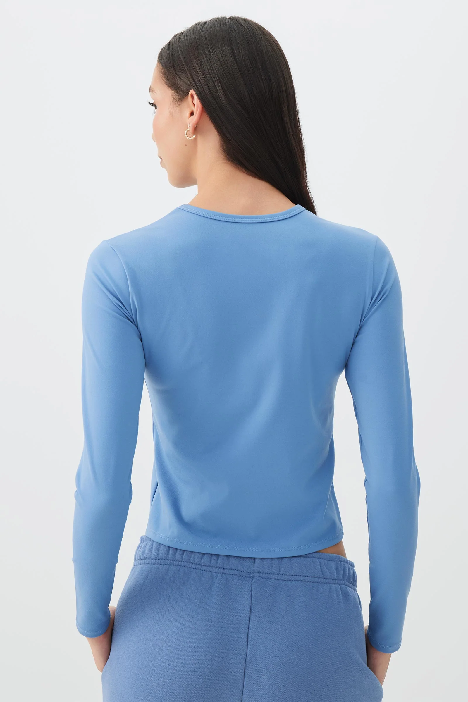 Fitted Long Sleeve Top - Image 4