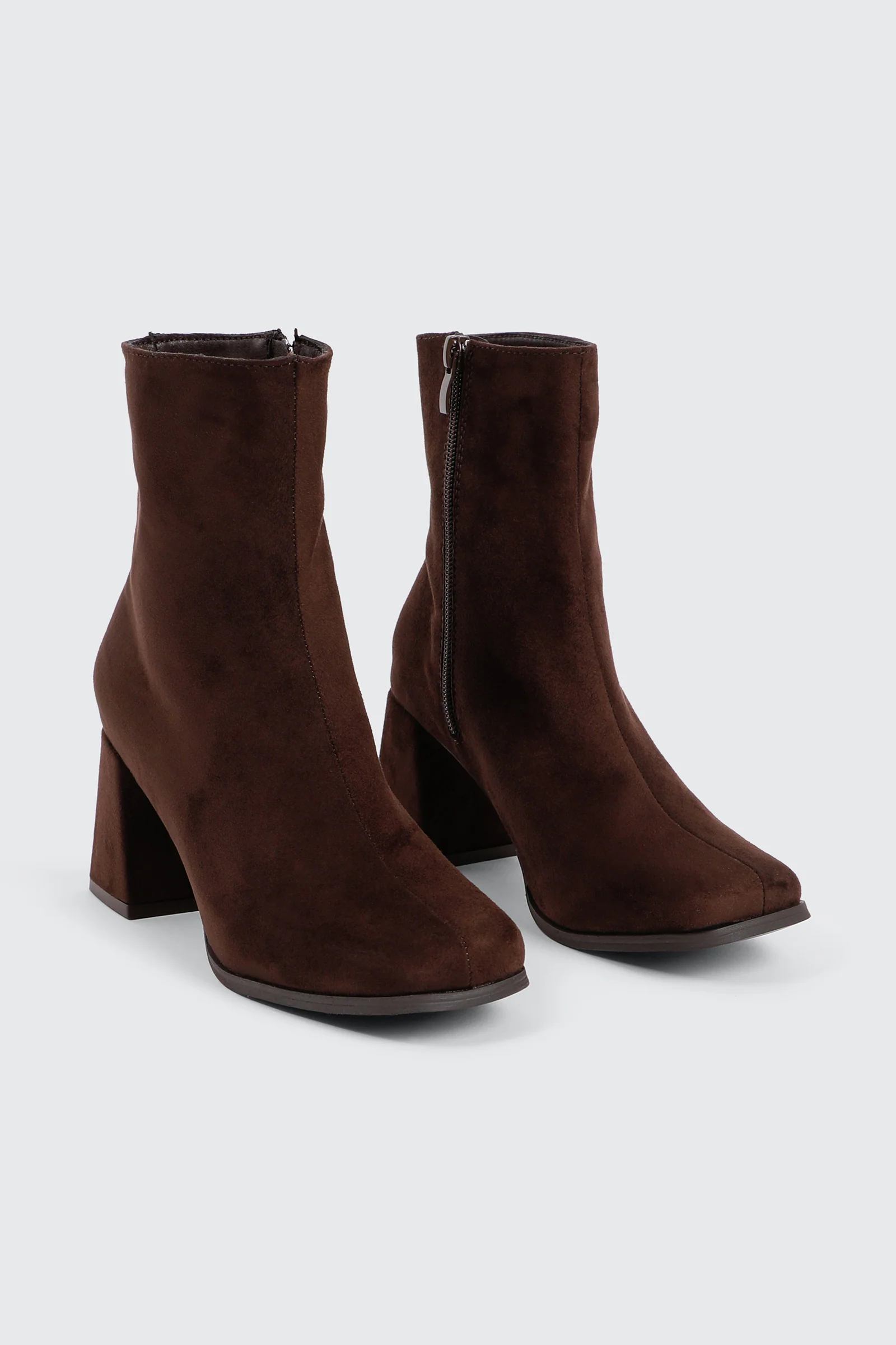 Flare Heel Ankle Boots - Image 2