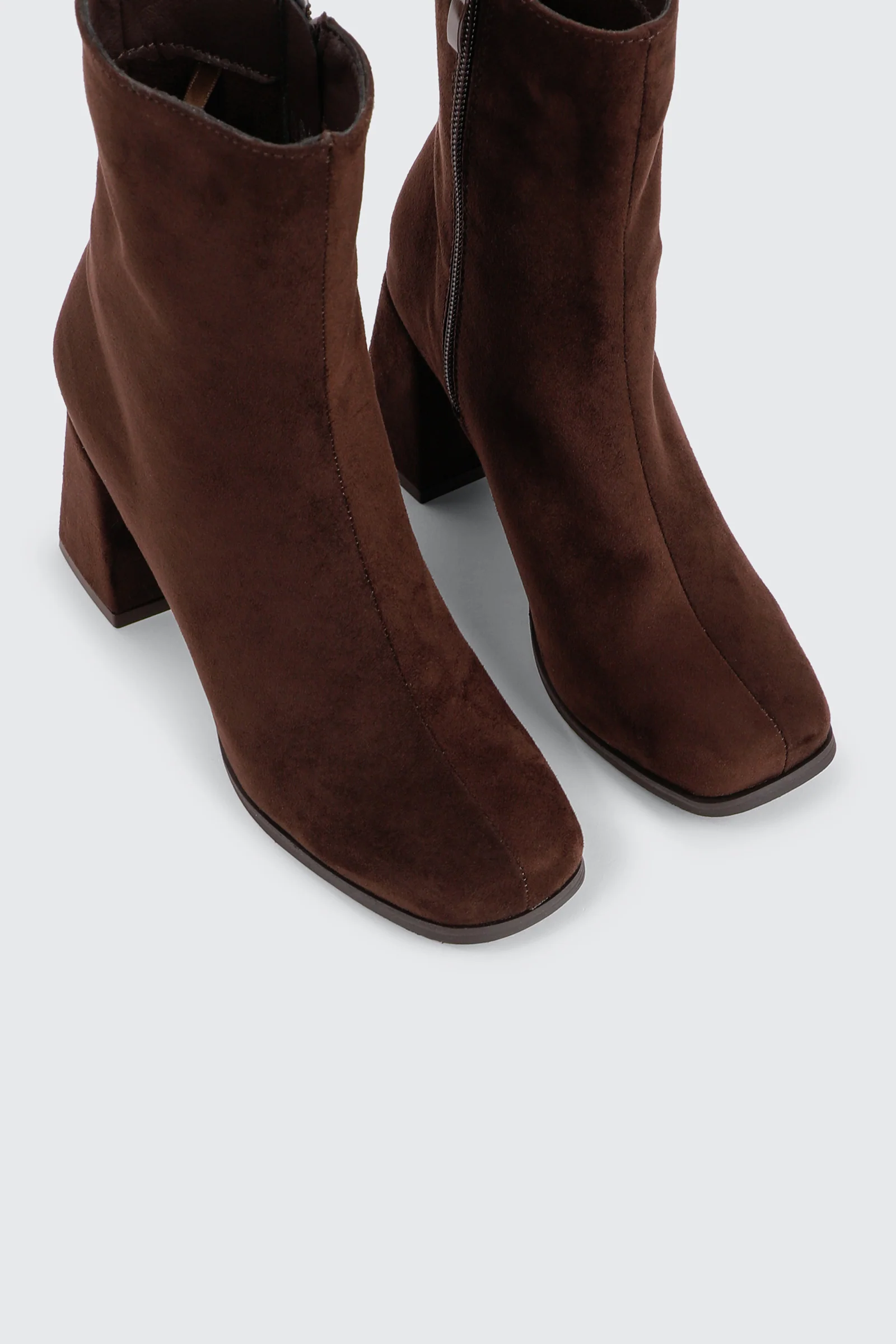 Flare Heel Ankle Boots - Image 4