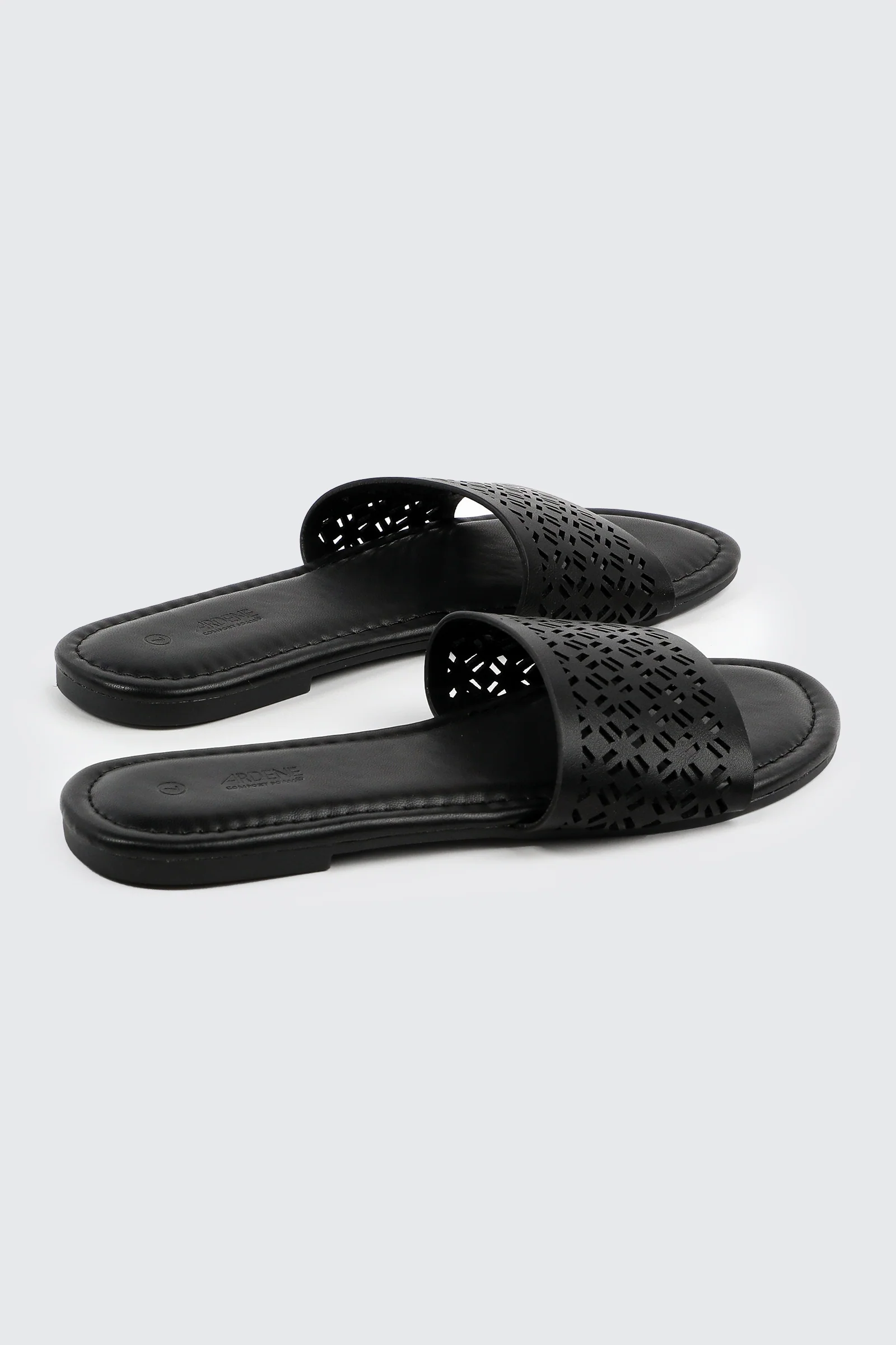 Flat Sandals with Cutout Design - Image 3