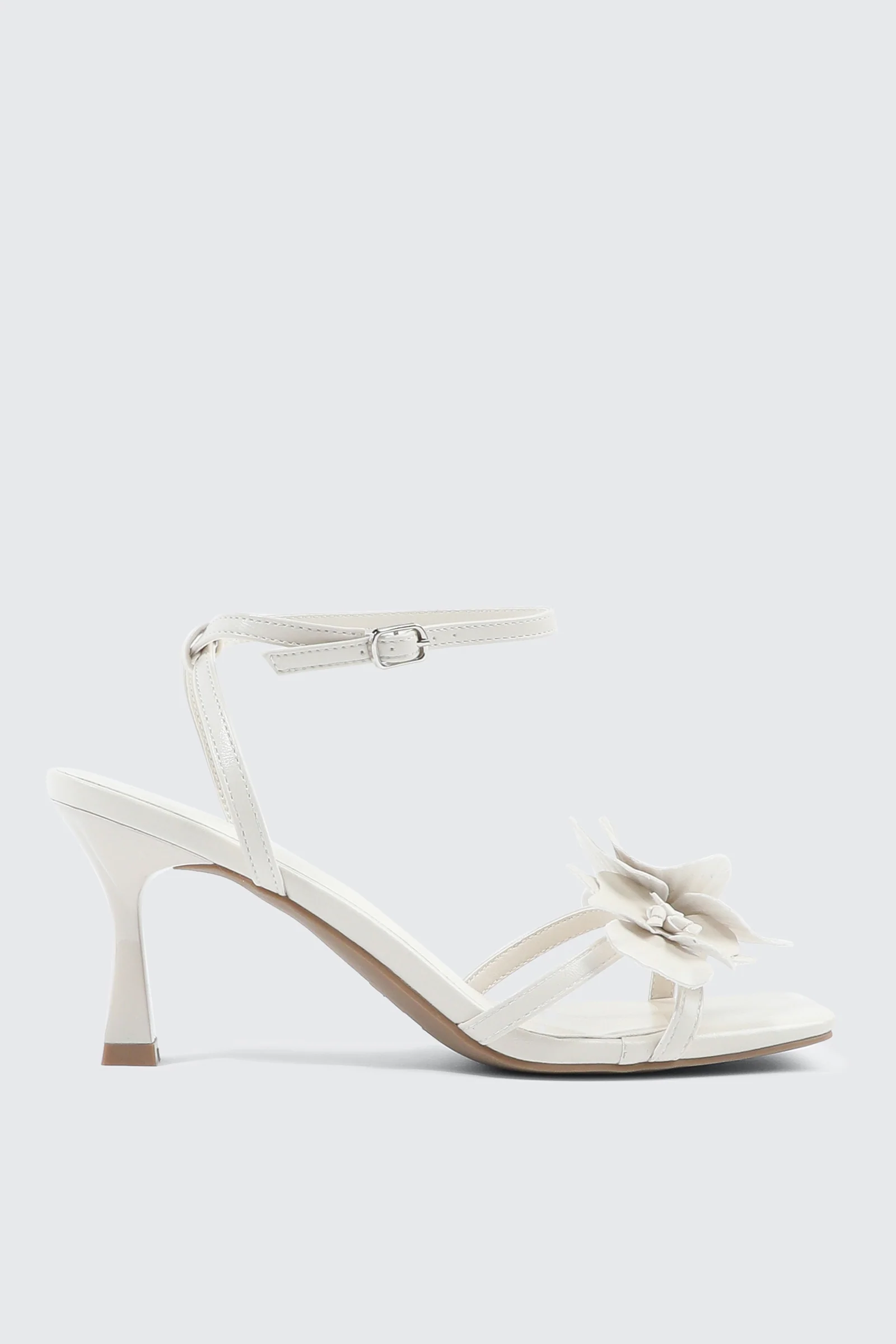 Floral Ankle Strap Sandals