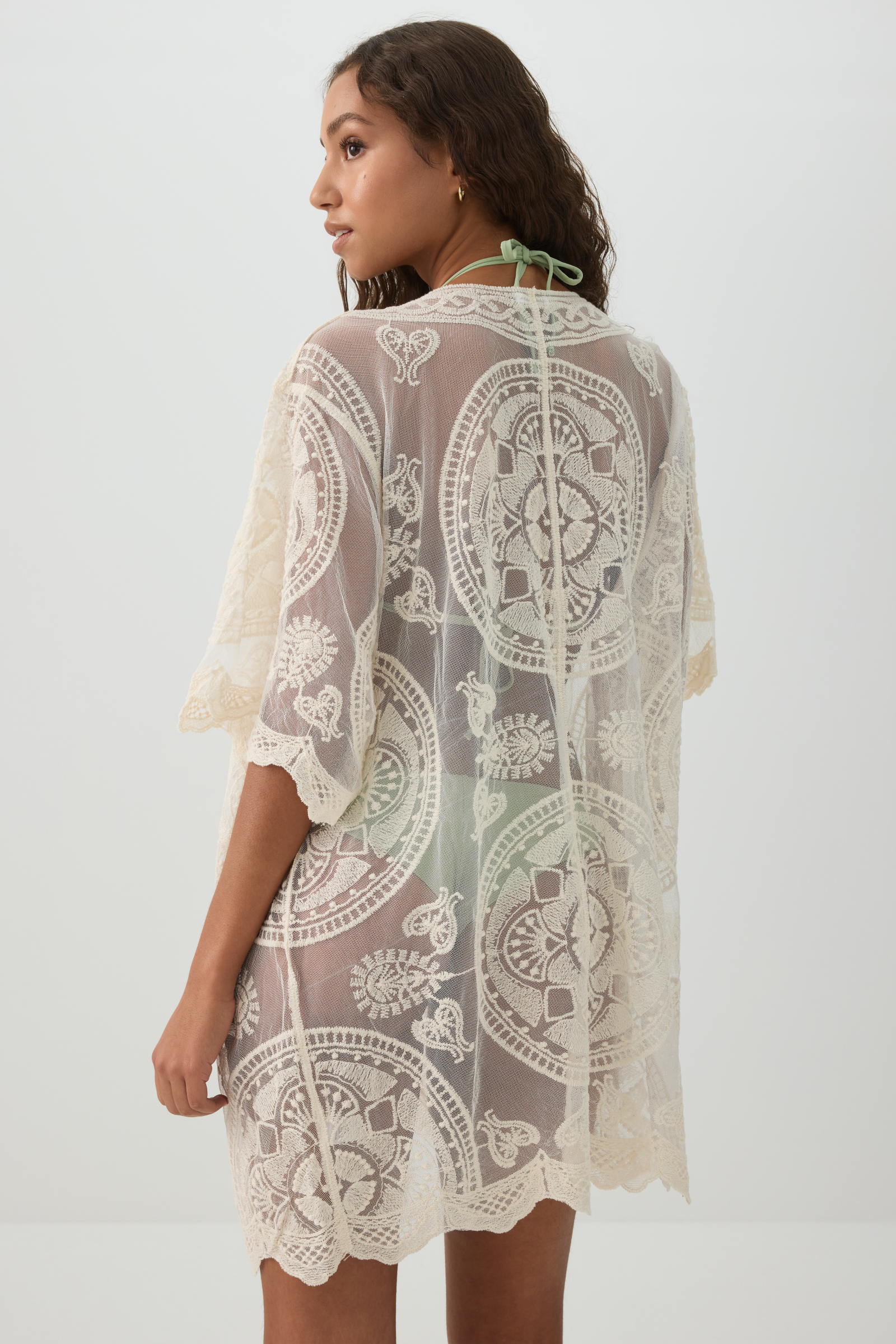 Floral Embroidered Cover Up - Image 4