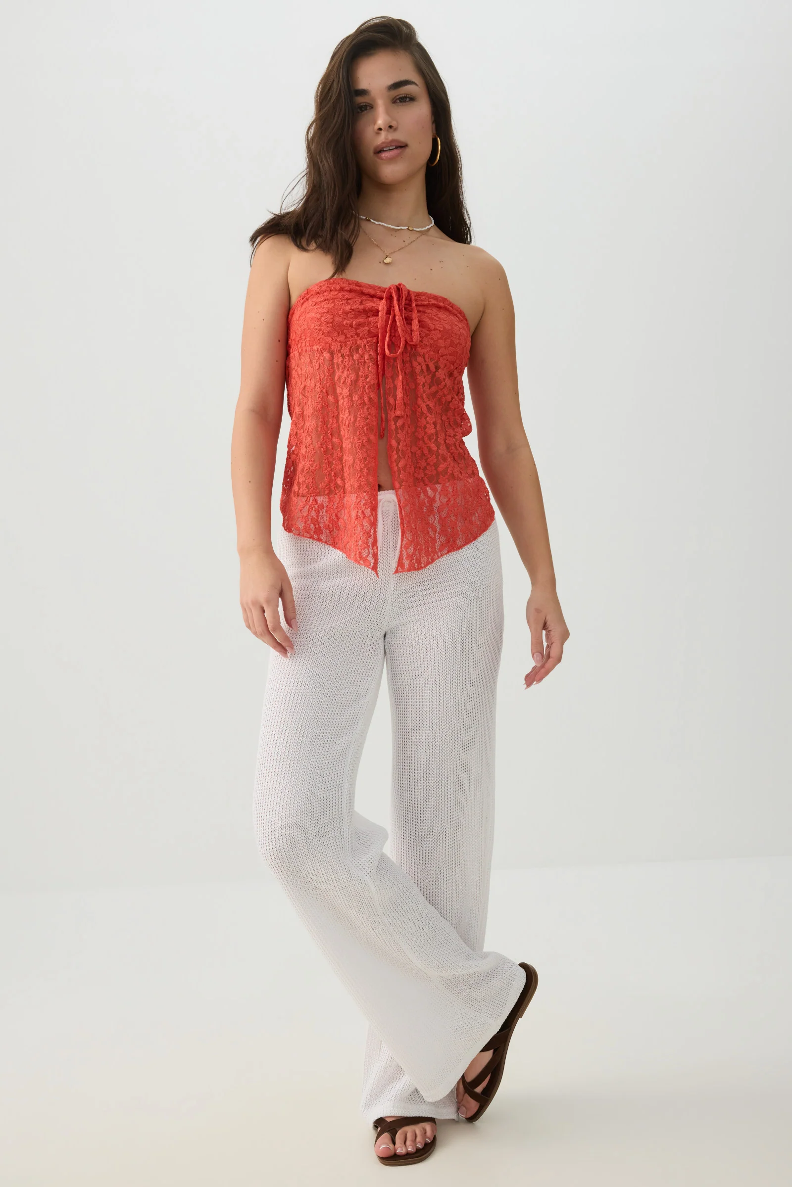 Floral Lace Tube Top - Image 3