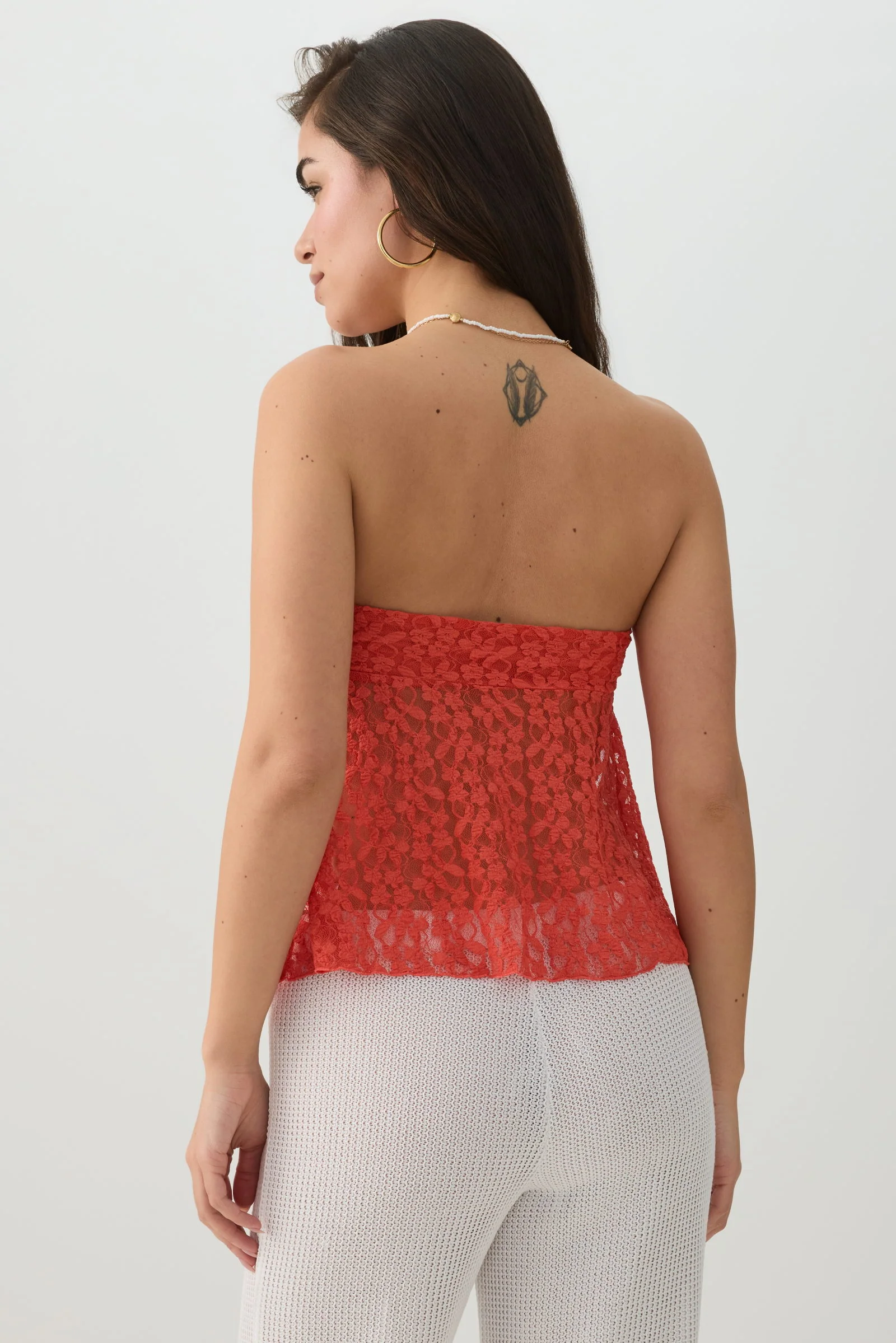 Floral Lace Tube Top - Image 4