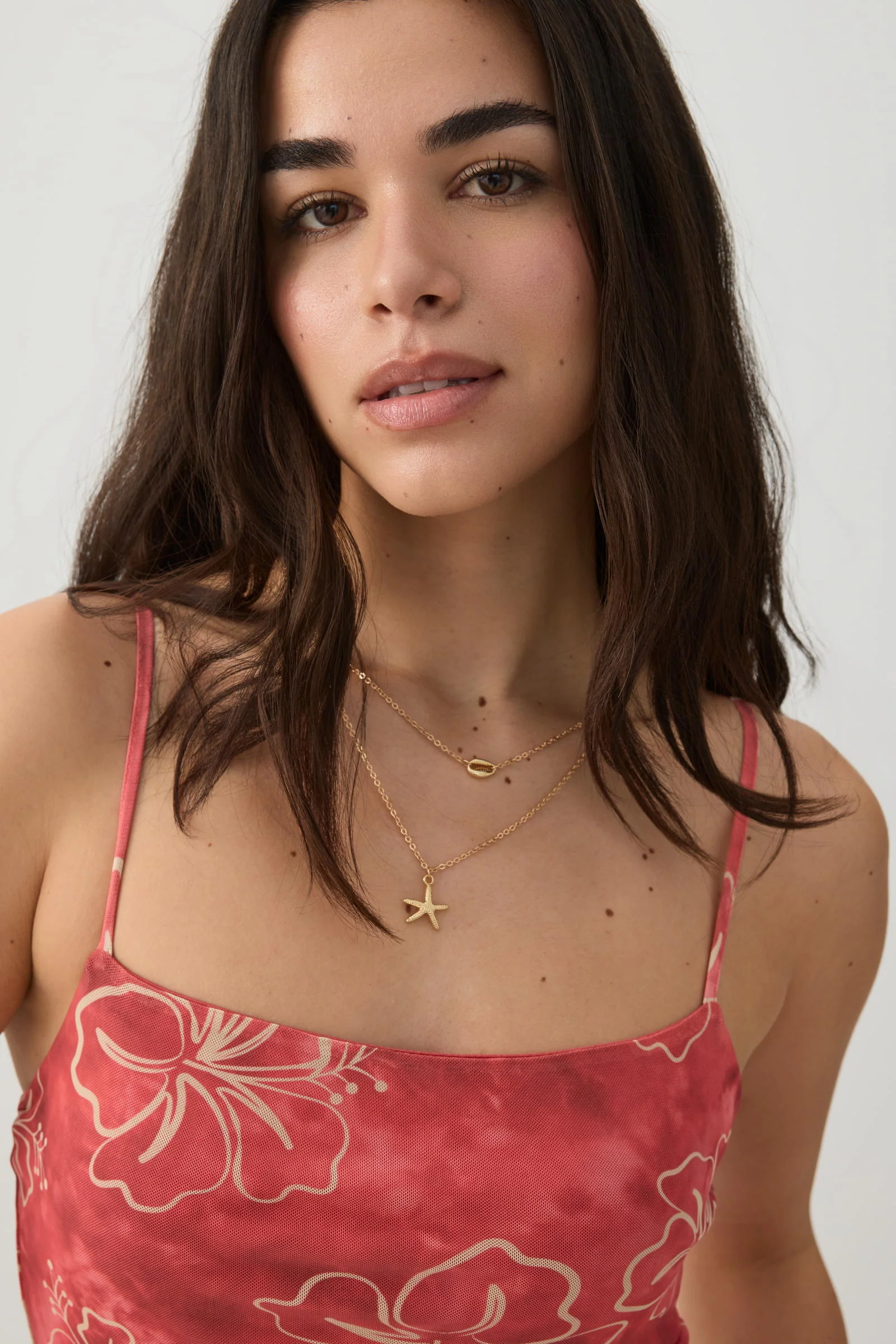 Floral Mesh Midi Dress - Image 3