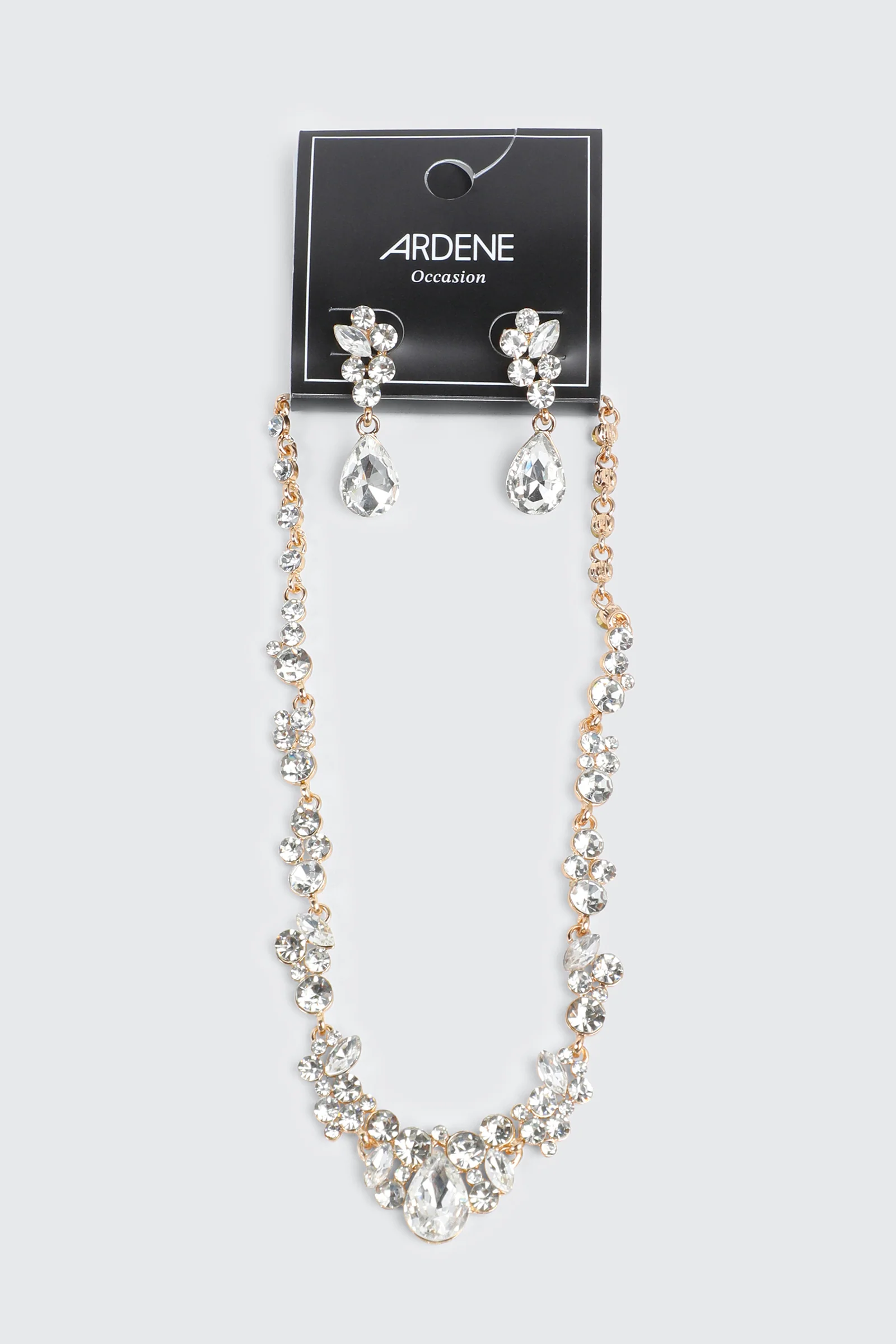 Floral Necklace and Earring Set - Image 2
