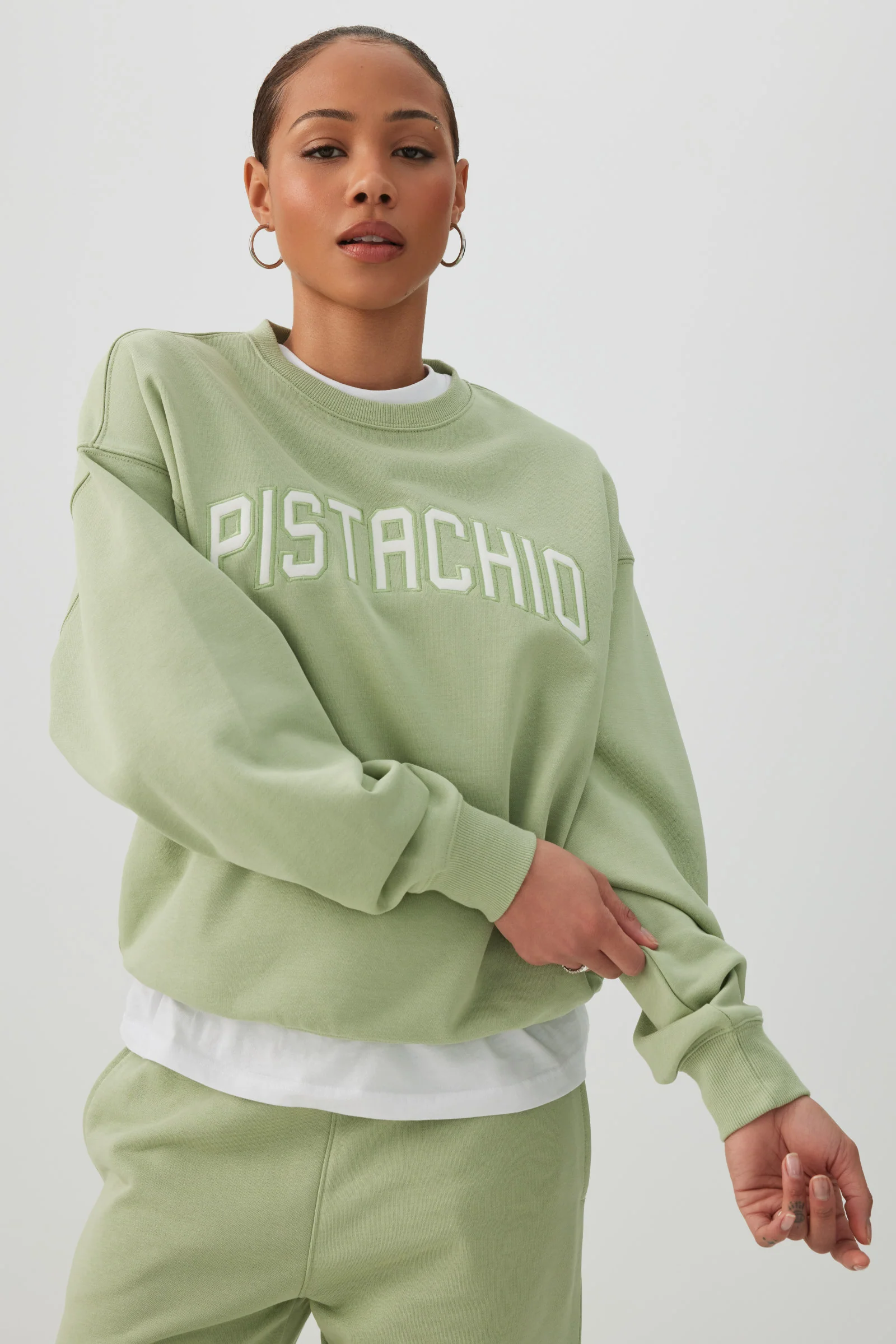French Terry Crew Neck Sweatshirt - Image 2