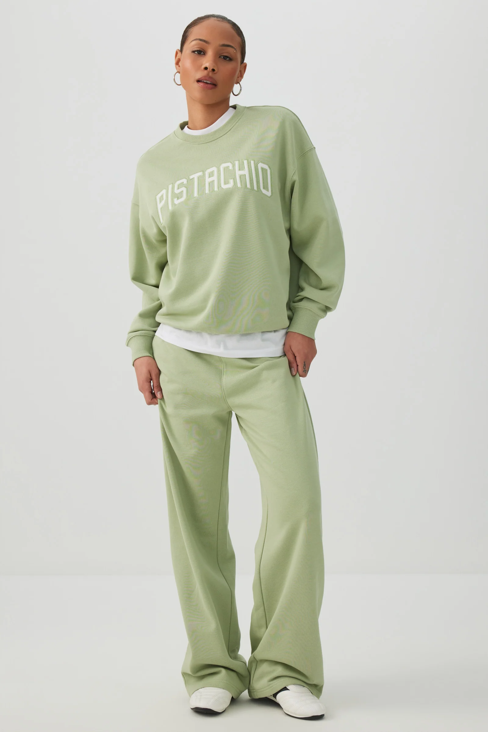 French Terry Crew Neck Sweatshirt - Image 3