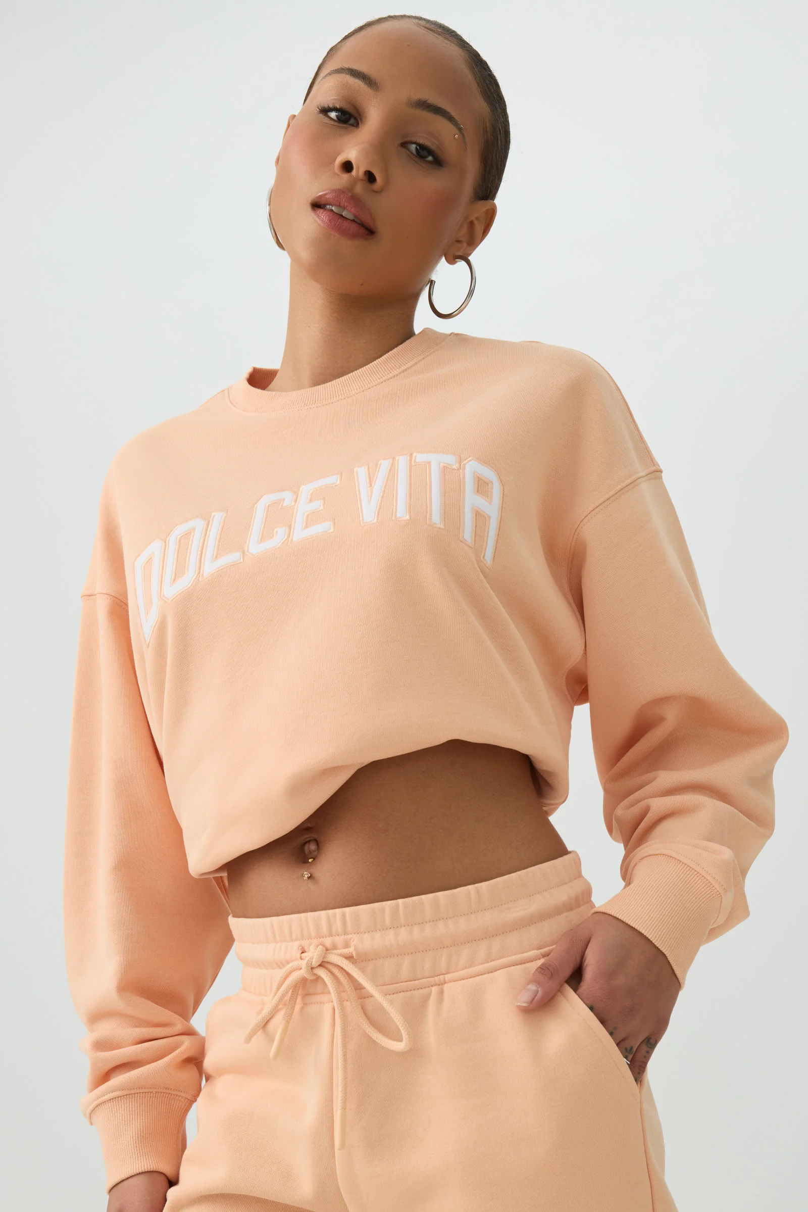 French Terry Crew Neck Sweatshirt - Image 2