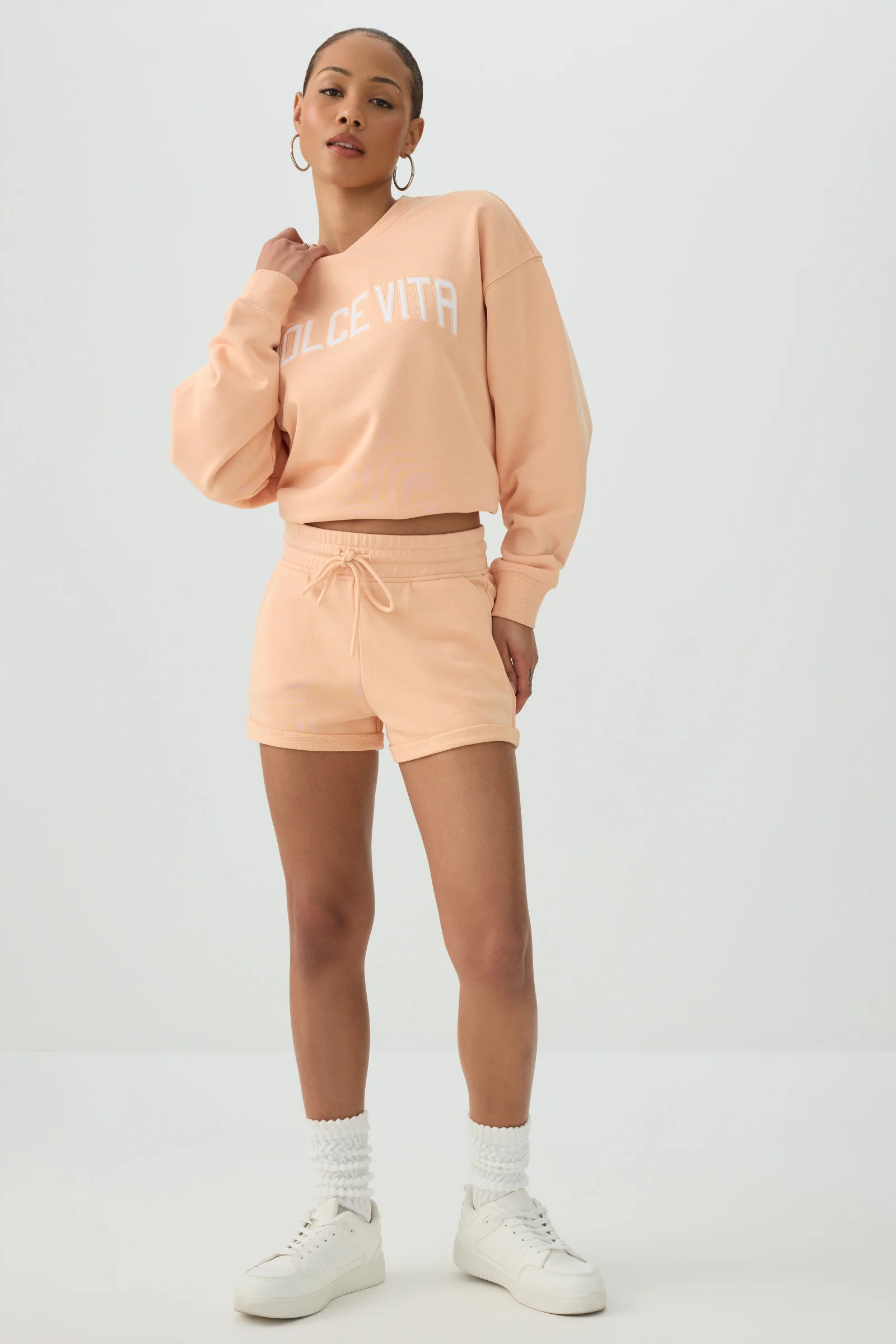 French Terry Crew Neck Sweatshirt - Image 4