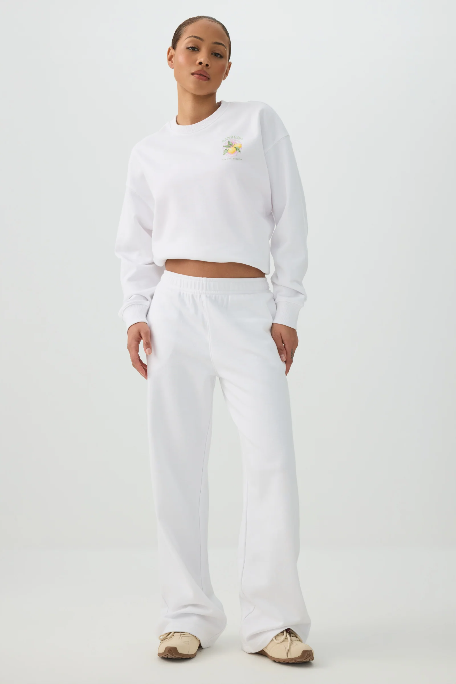French Terry Crew Neck Sweatshirt - Image 3
