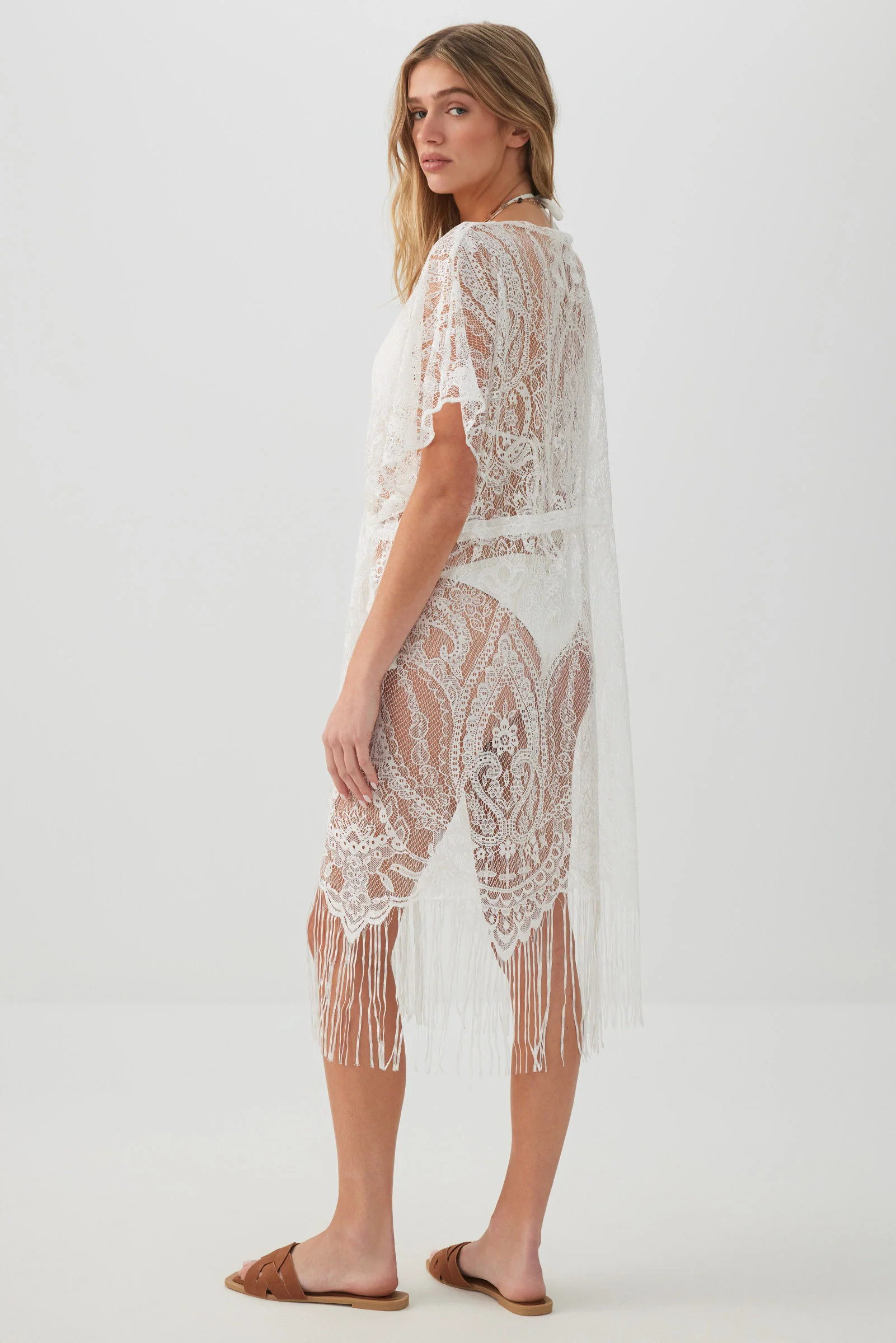 Fringe Midi Cover Up - Image 4