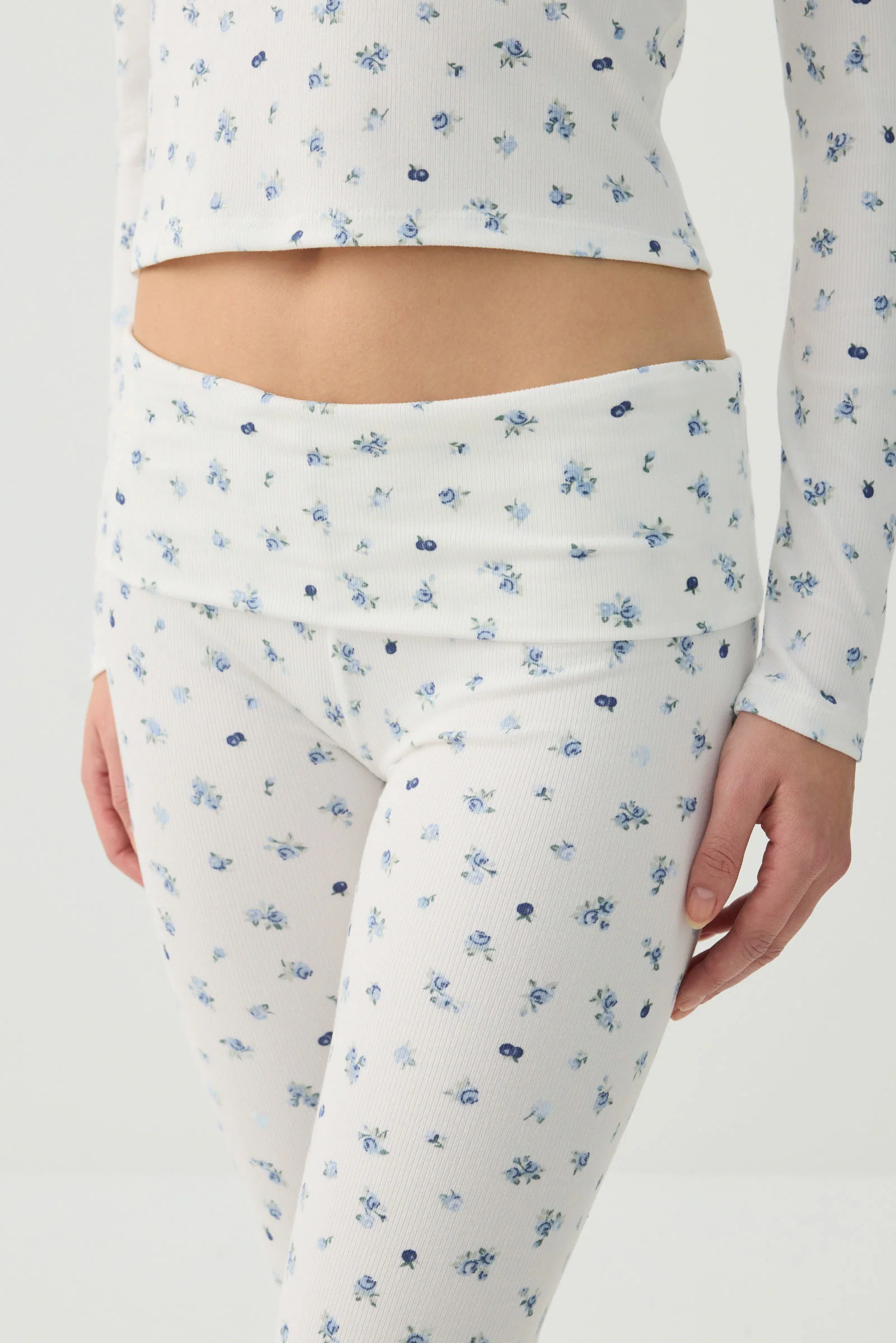 Fruit Print Super Soft Rib PJ Pants - Image 3