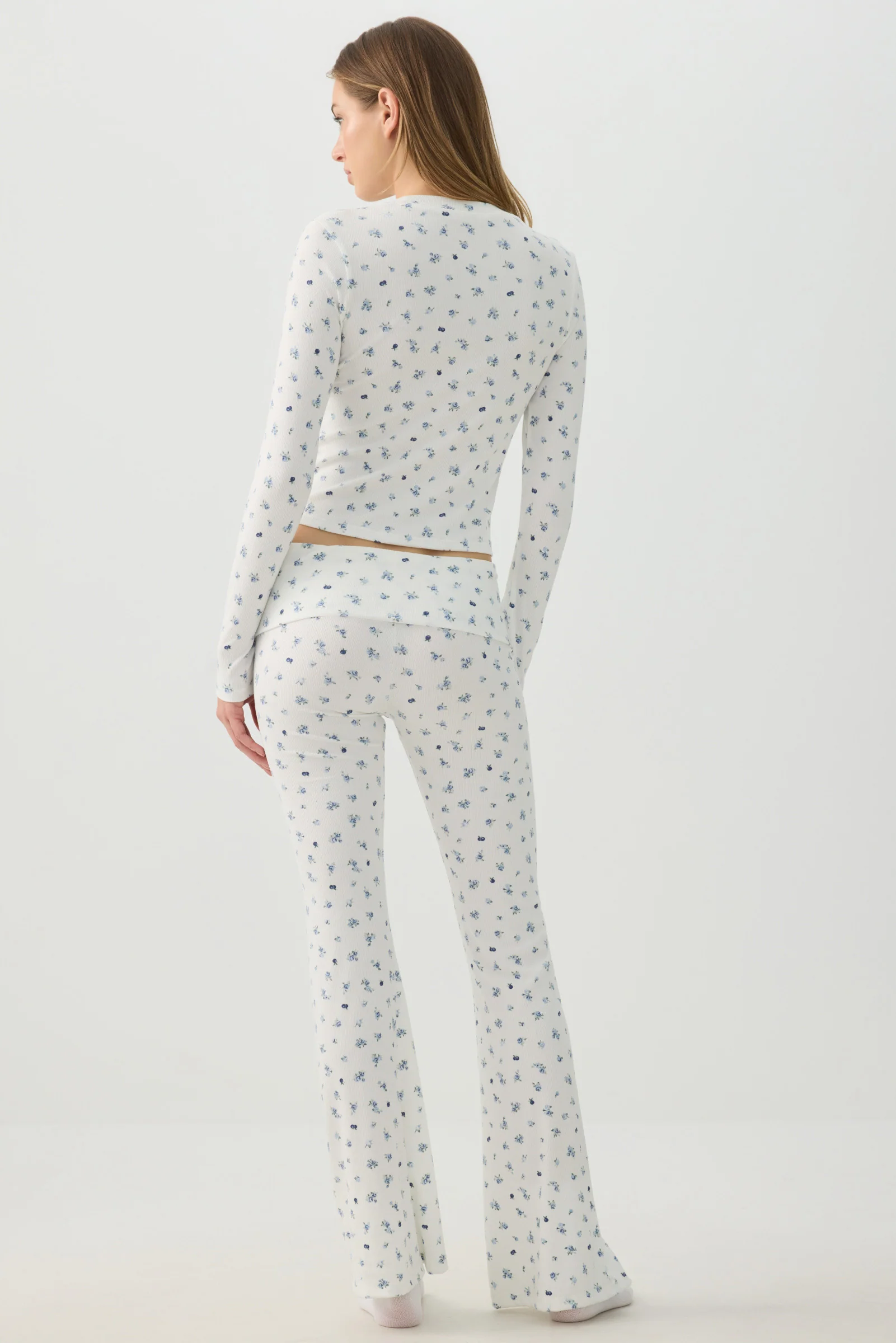 Fruit Print Super Soft Rib PJ Pants - Image 4