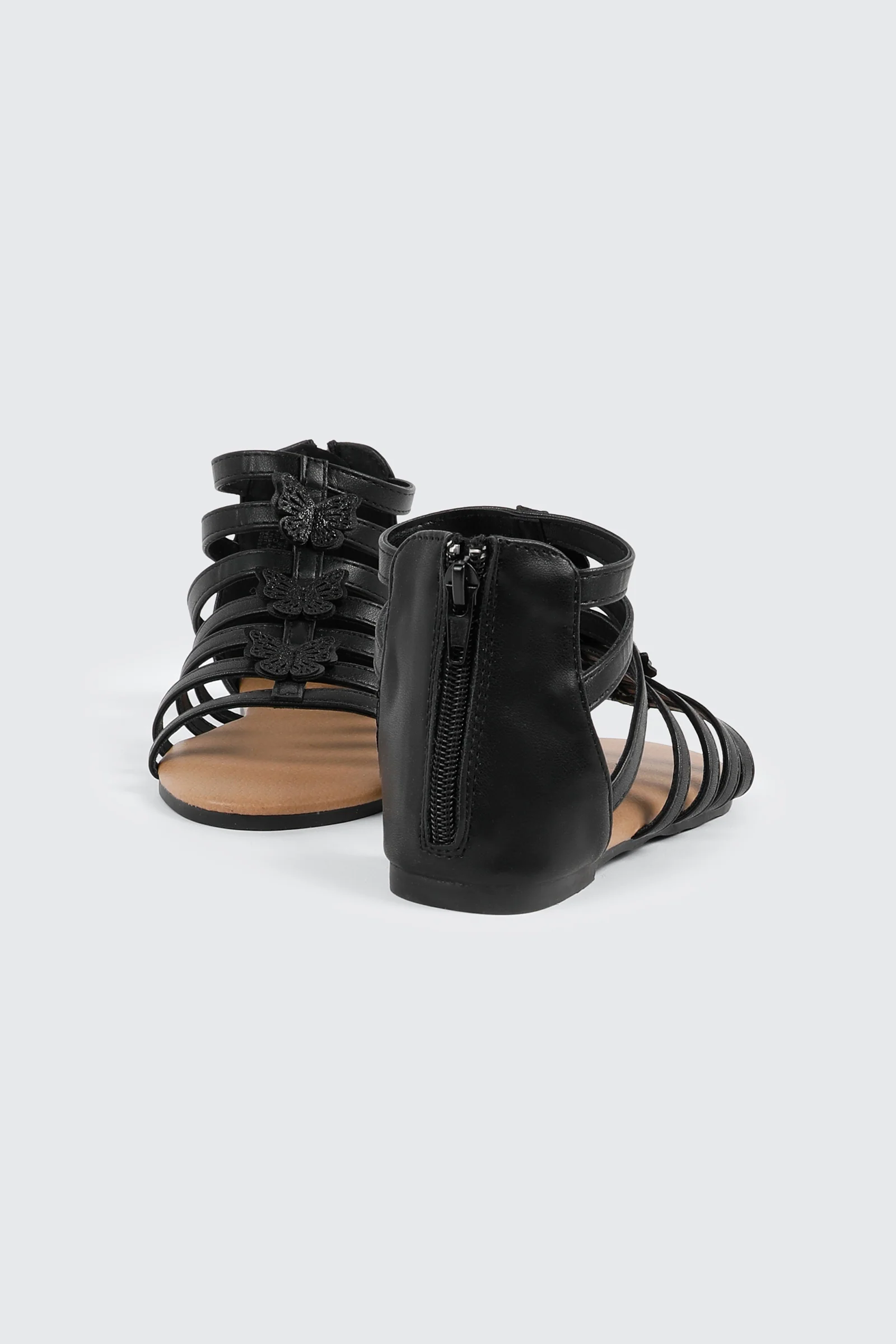 Glitter Butterfly Gladiator Sandals - Image 3