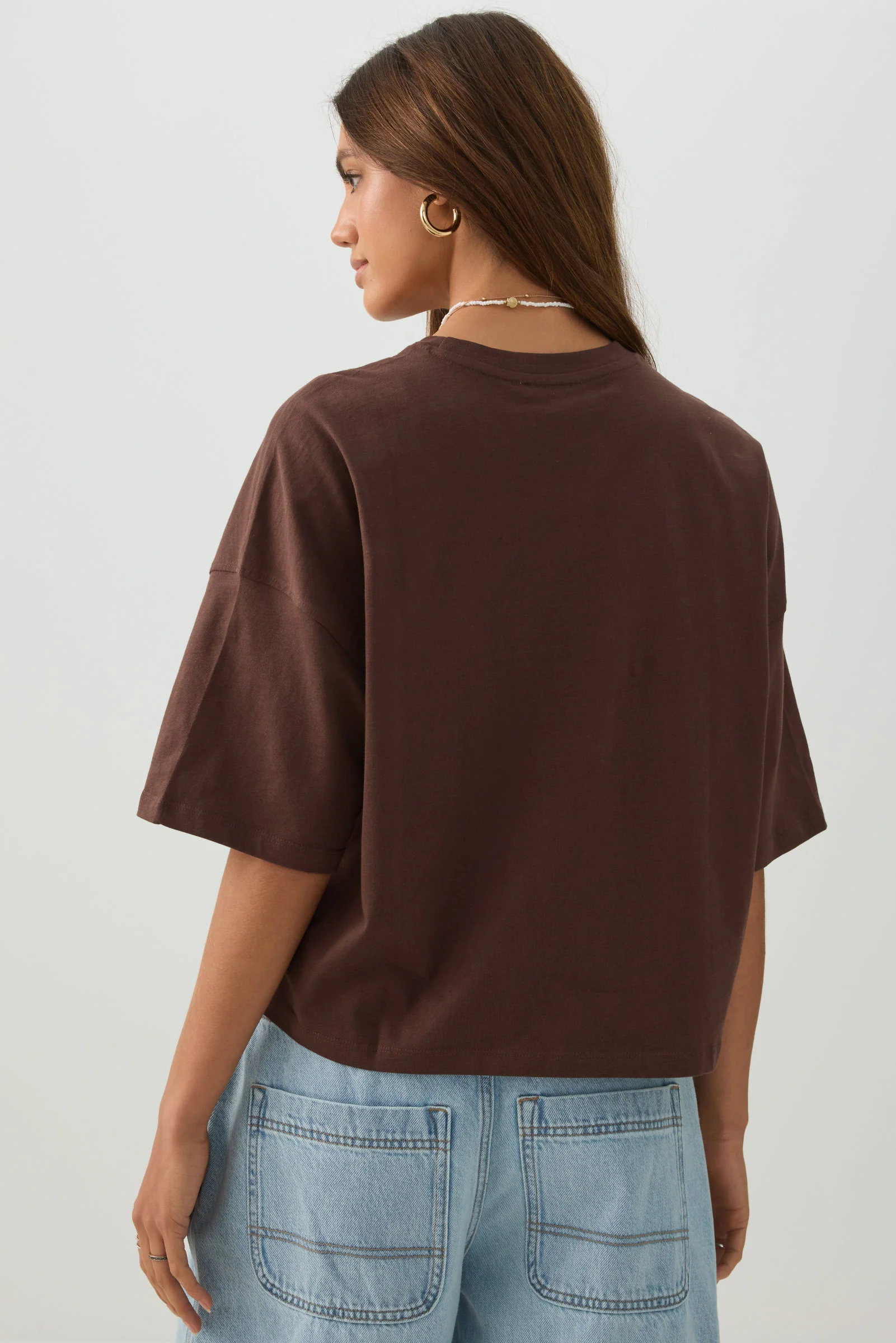 Graphic Drop Shoulder T-Shirt - Image 4