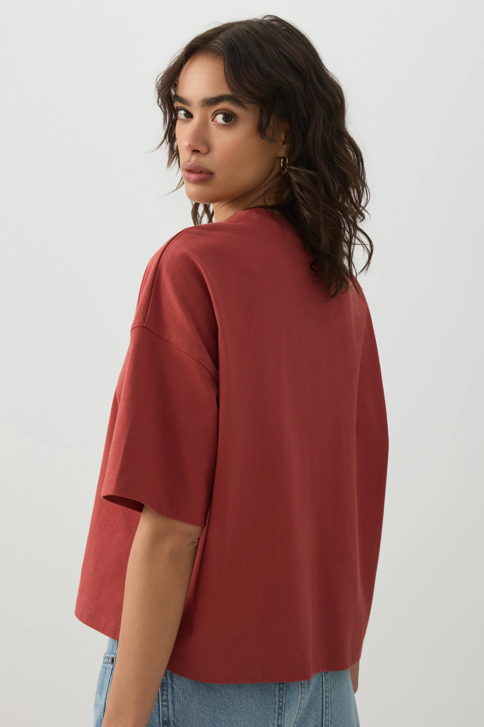 Graphic Drop Shoulder T-Shirt - Image 4
