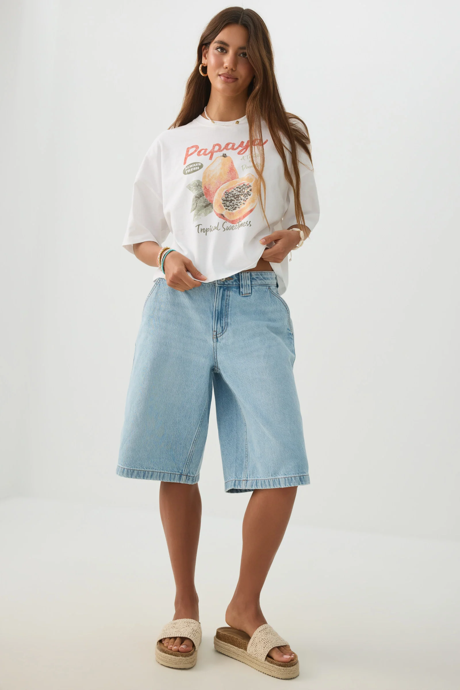 Graphic Drop Shoulder T-Shirt - Image 3