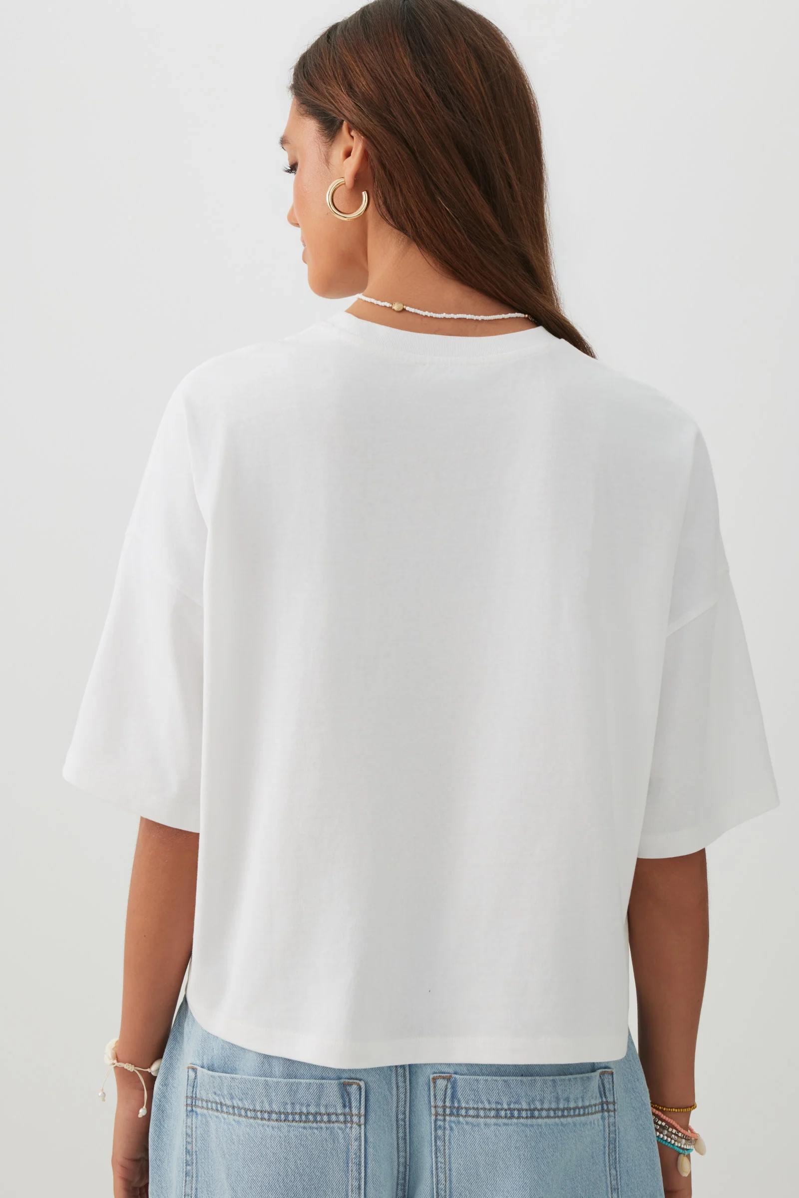 Graphic Drop Shoulder T-Shirt - Image 4