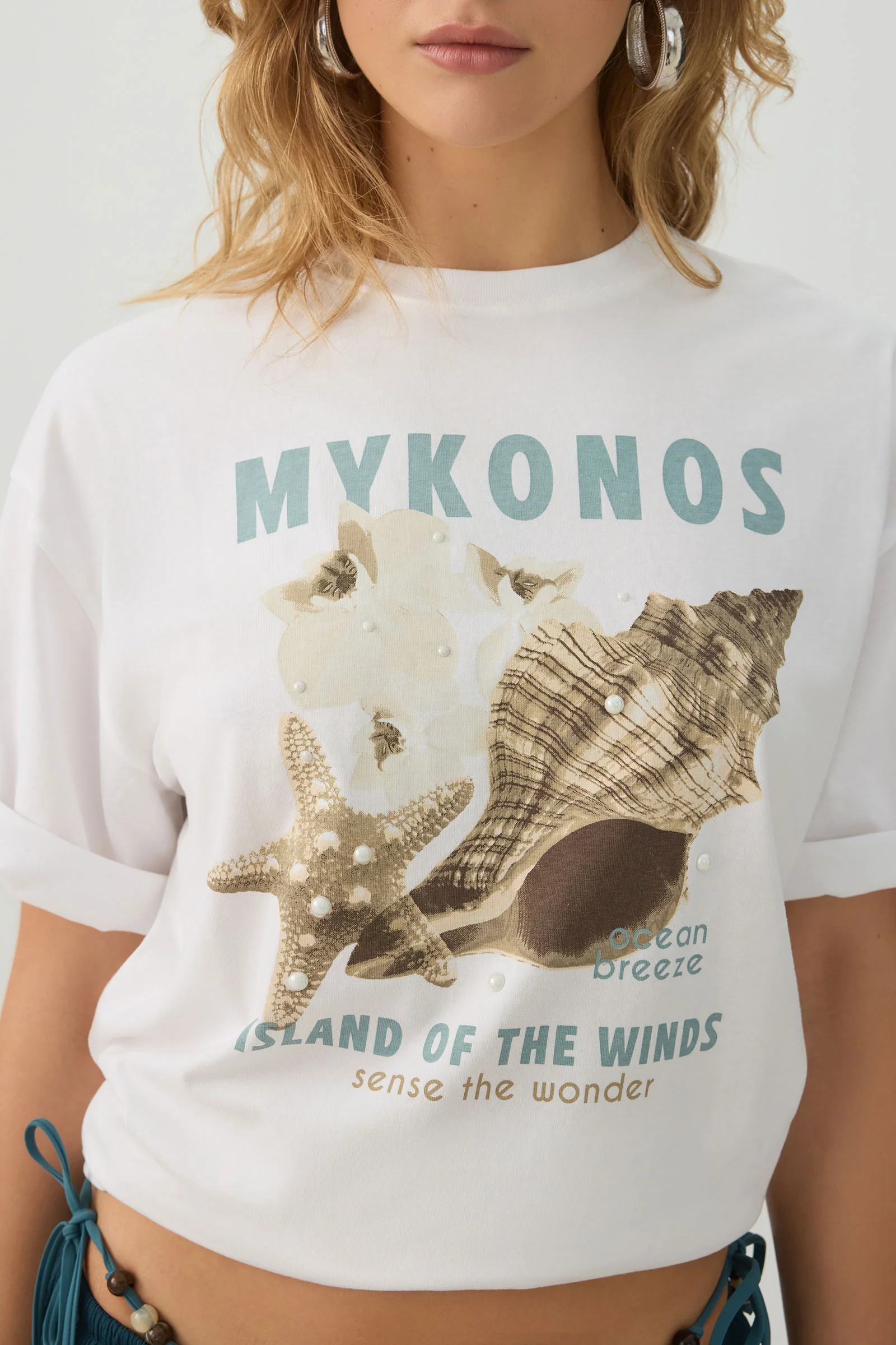 Graphic Print Oversized T-Shirt - Image 3