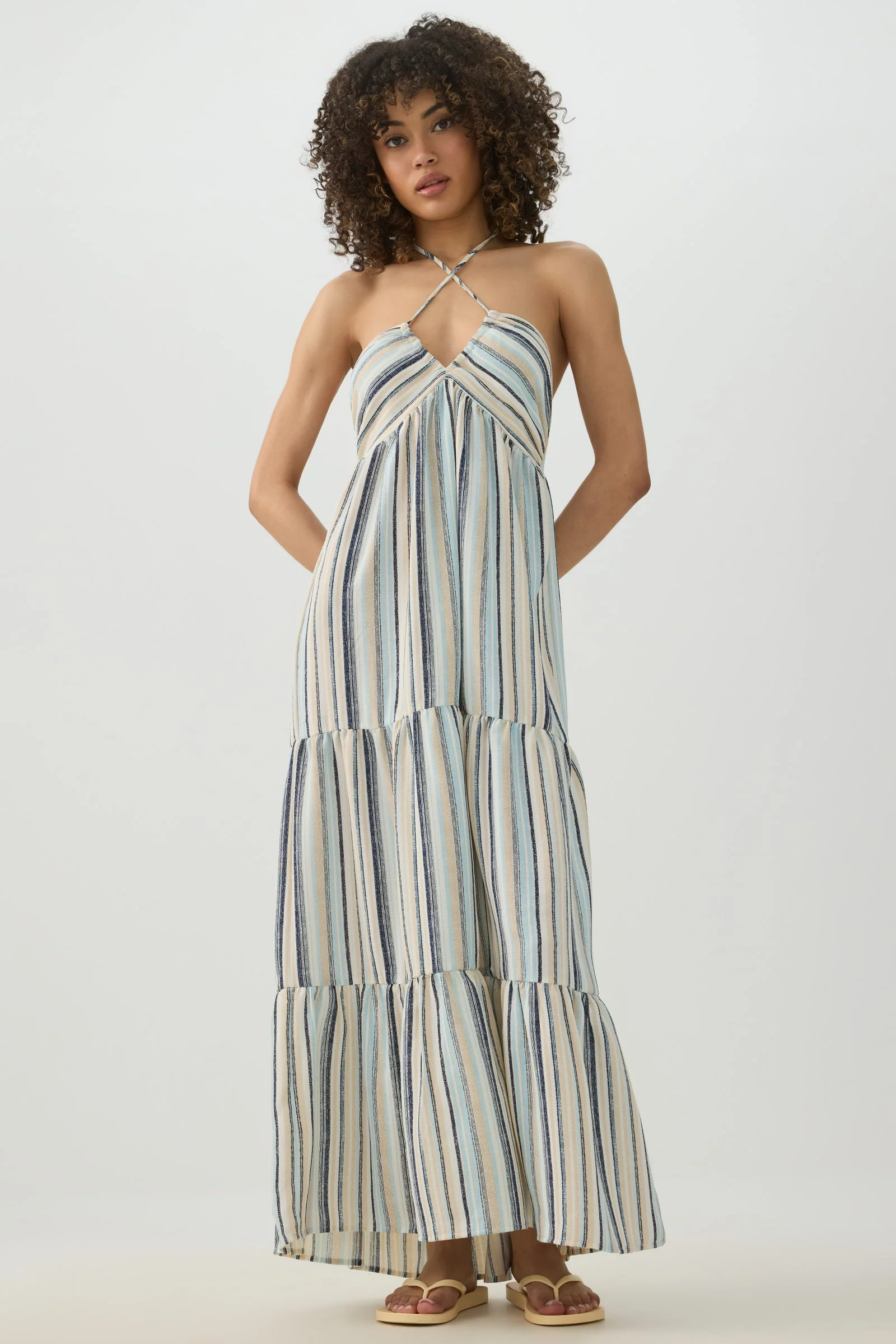 Halter Maxi Dress - Image 3