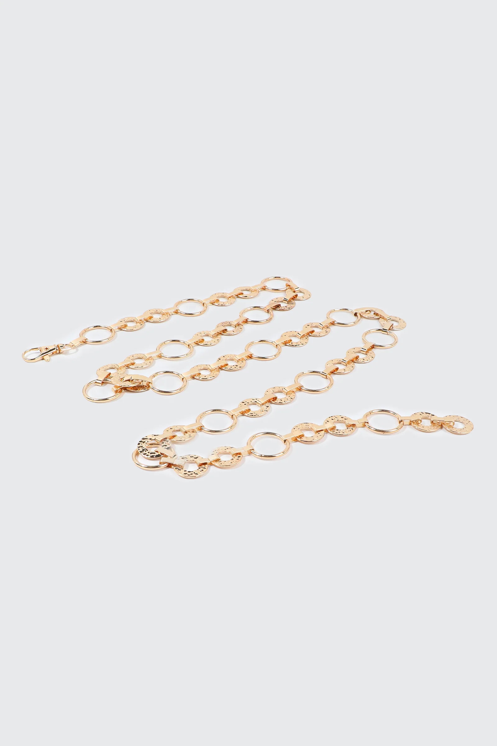 Hammered Round Link Chain Belt - Image 2