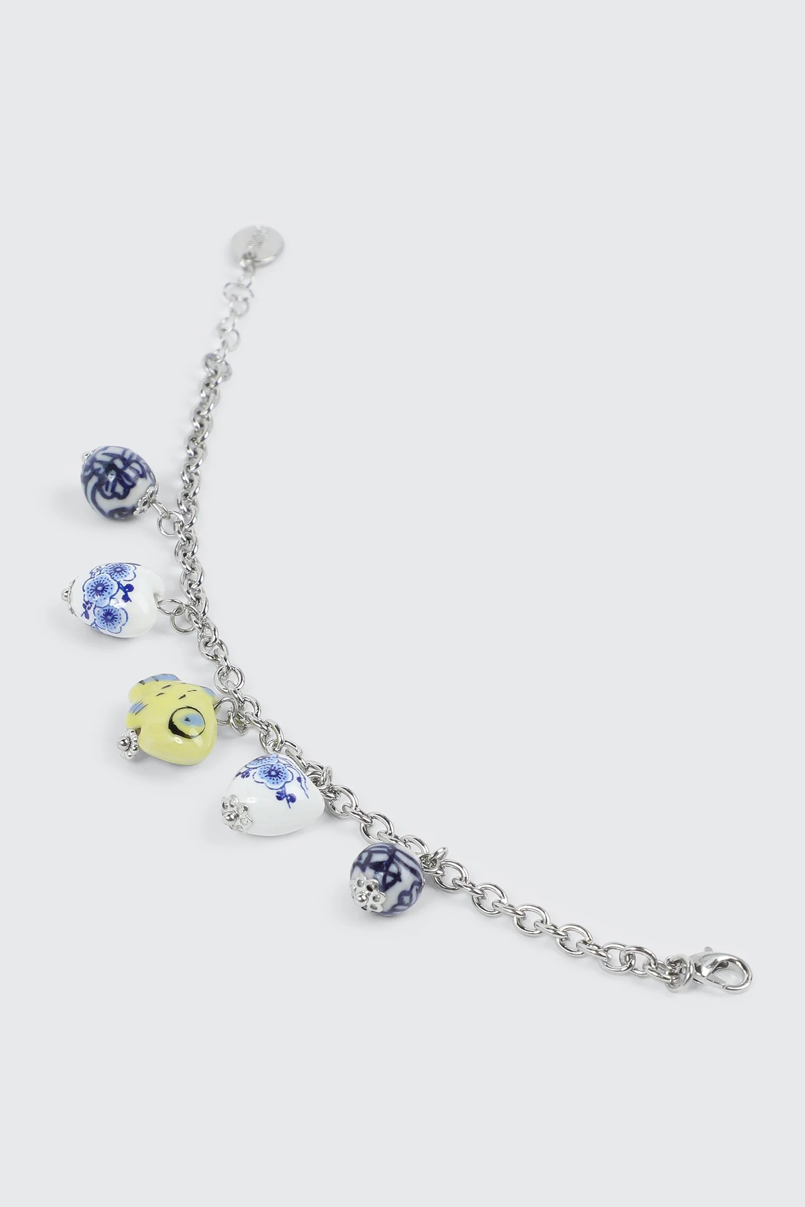 Heart & Fish Charm Necklace - Image 2