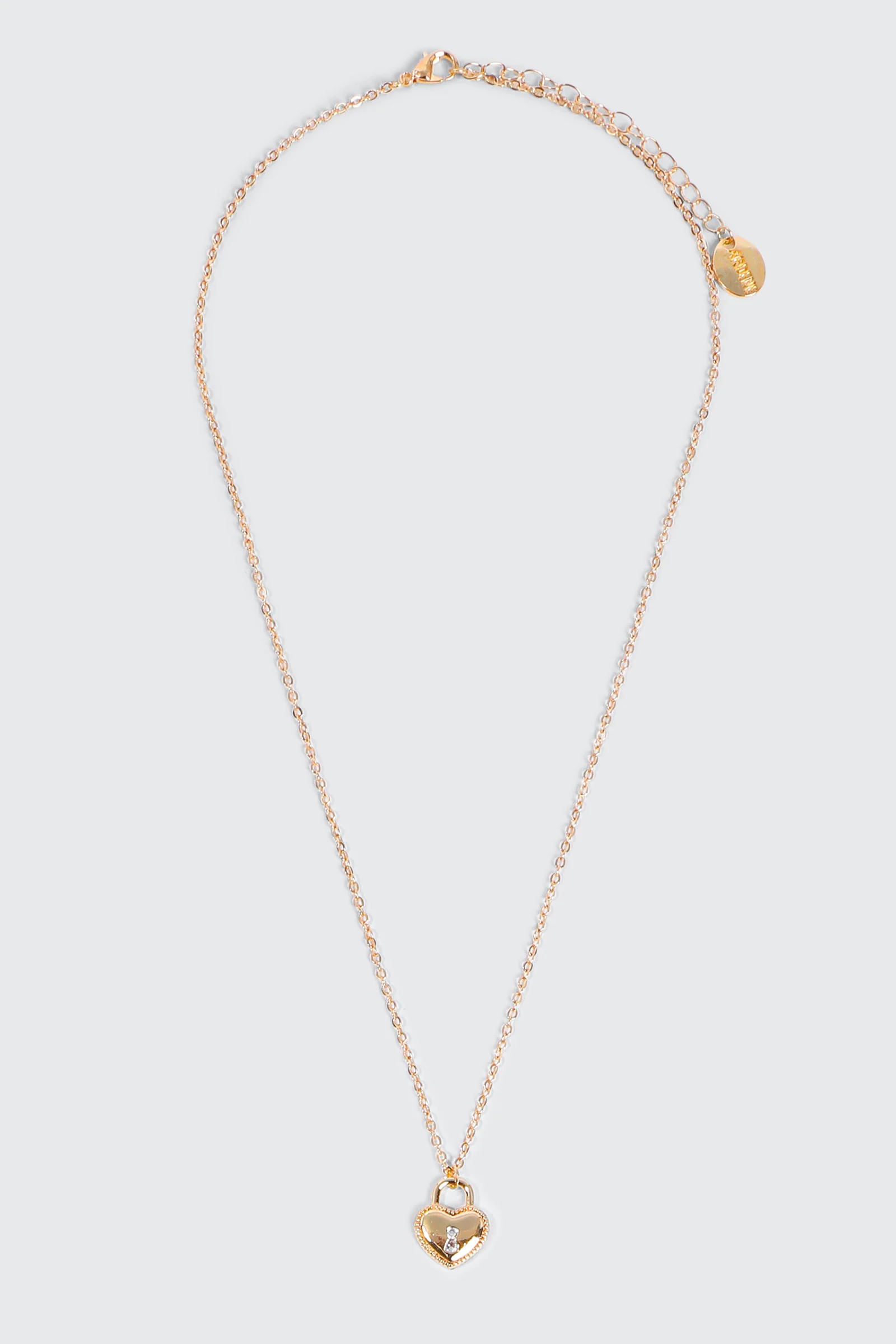 Heart Padlock Necklace - Image 2
