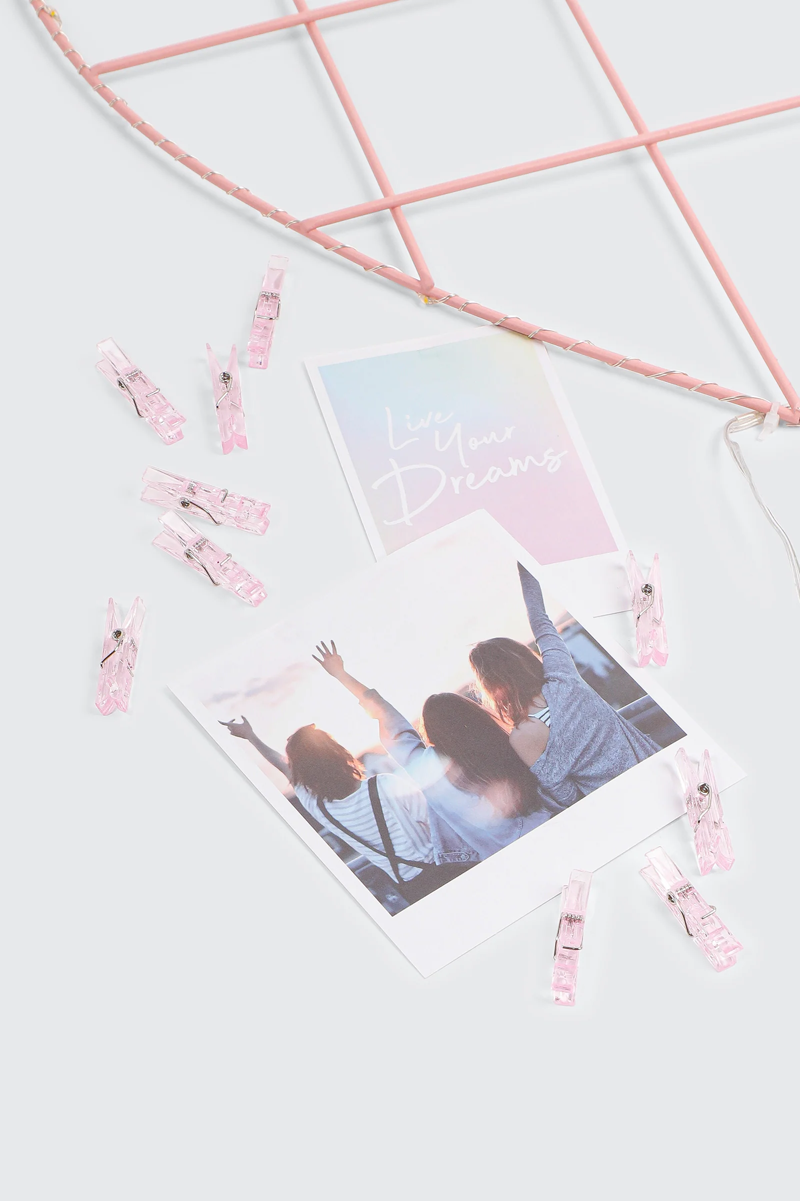 Heart Picture Frame with Pegs - Image 3