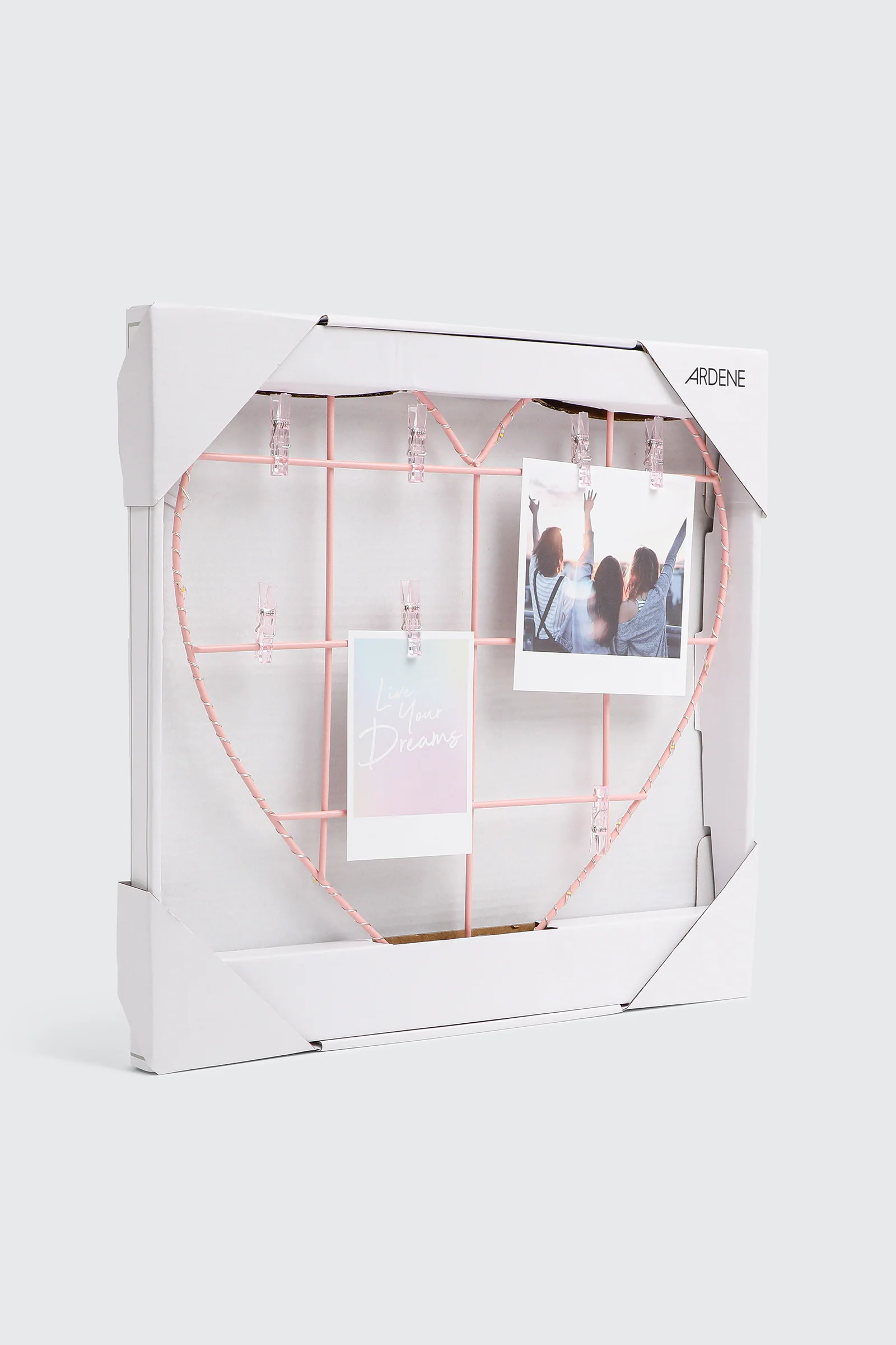 Heart Picture Frame with Pegs - Image 4