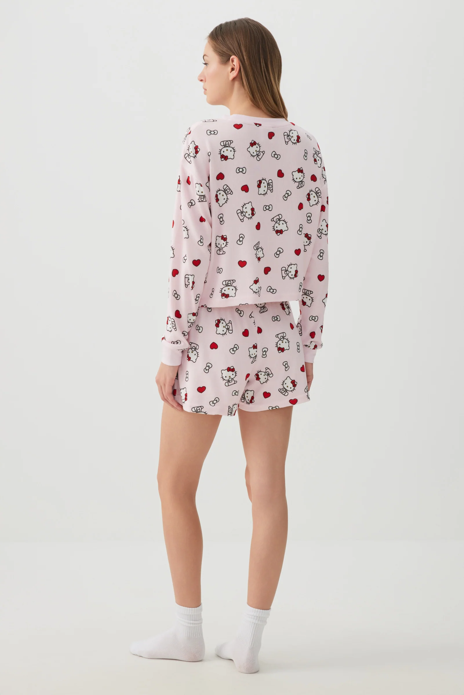 Hello Kitty Crop Top PJ Set - Image 4