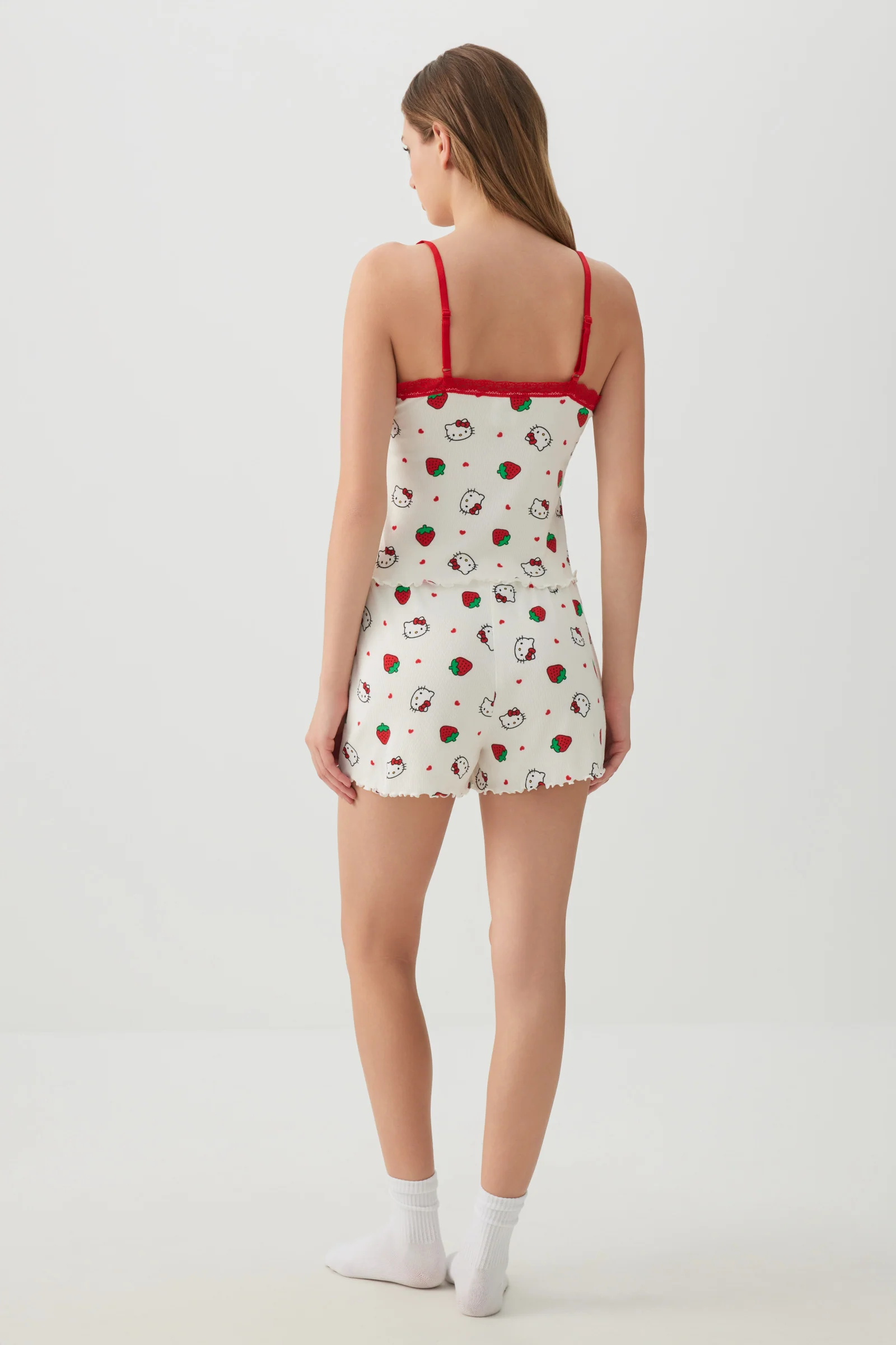 Hello Kitty Lettuce Hem PJ Set - Image 5