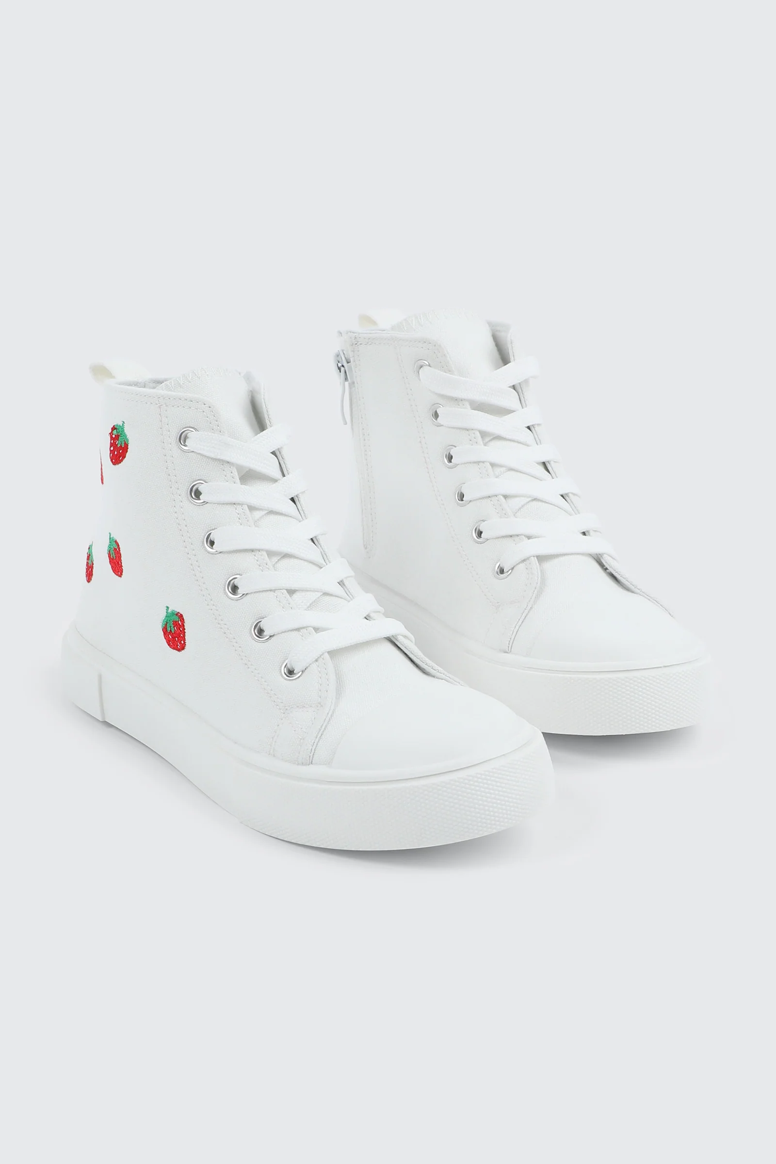 High Top Sneakers with Embroideries - Image 2