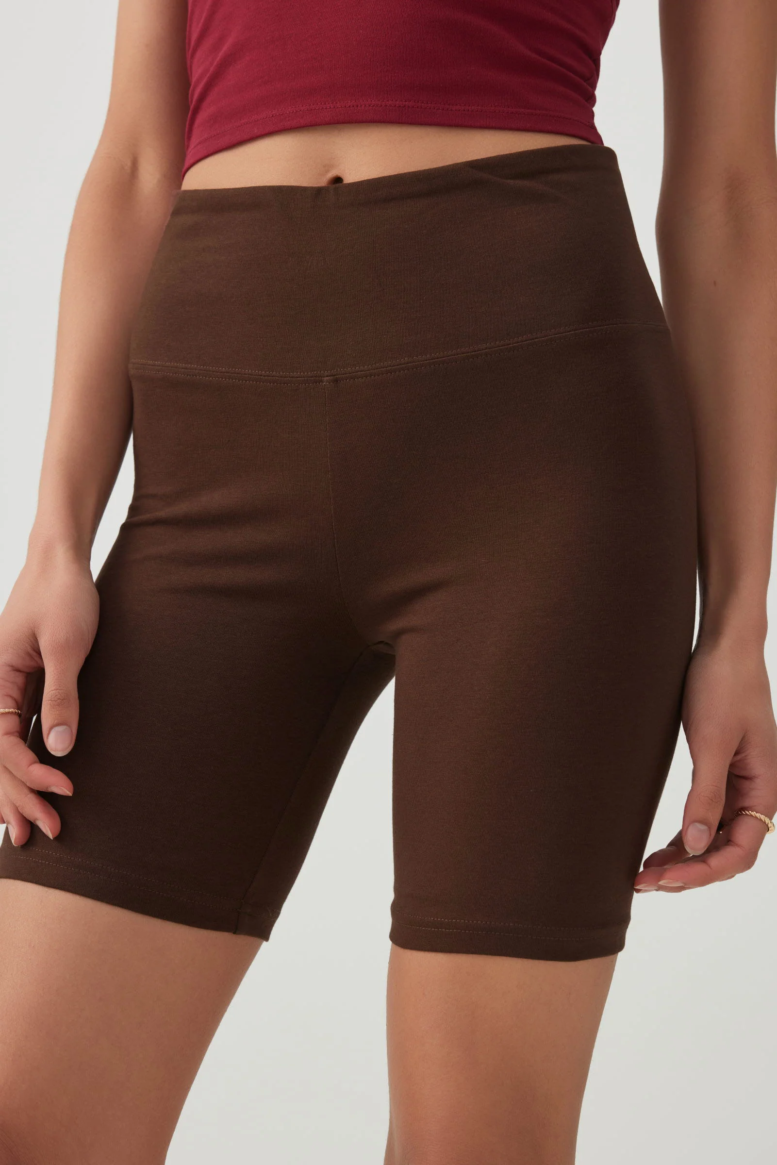 High-Waisted Biker Shorts - Image 3