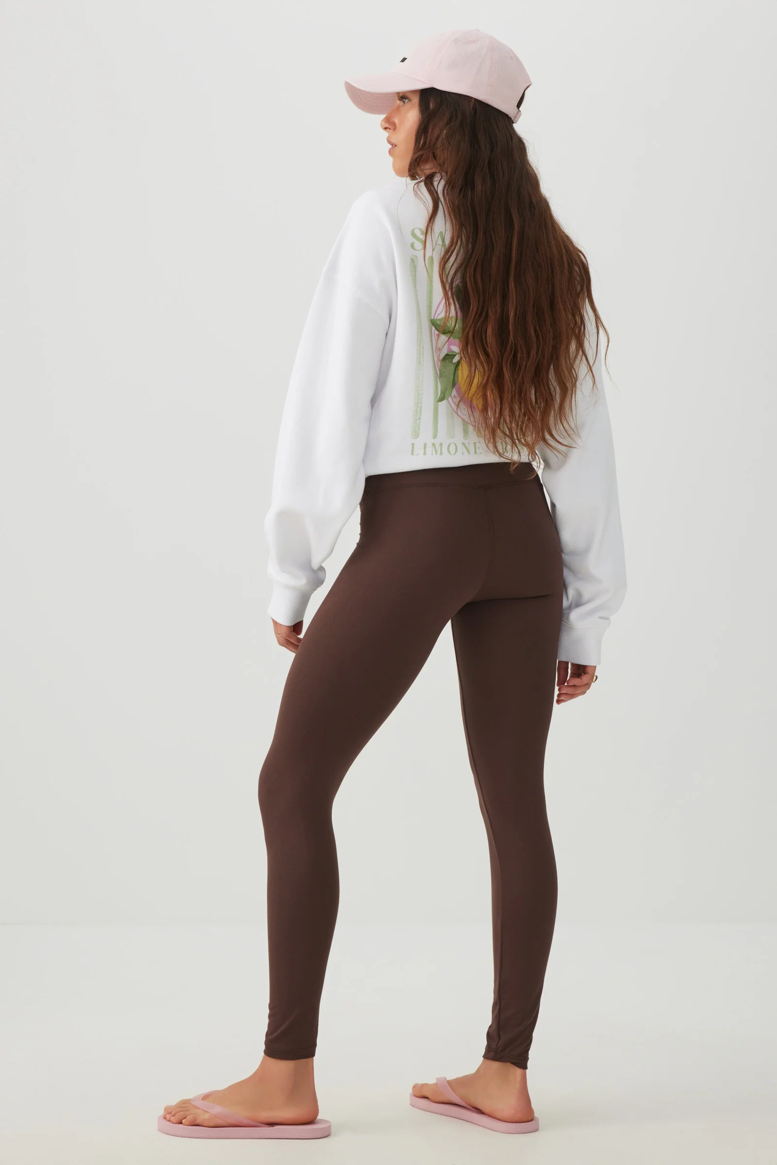 High Waisted Ribbed Leggings - Image 4